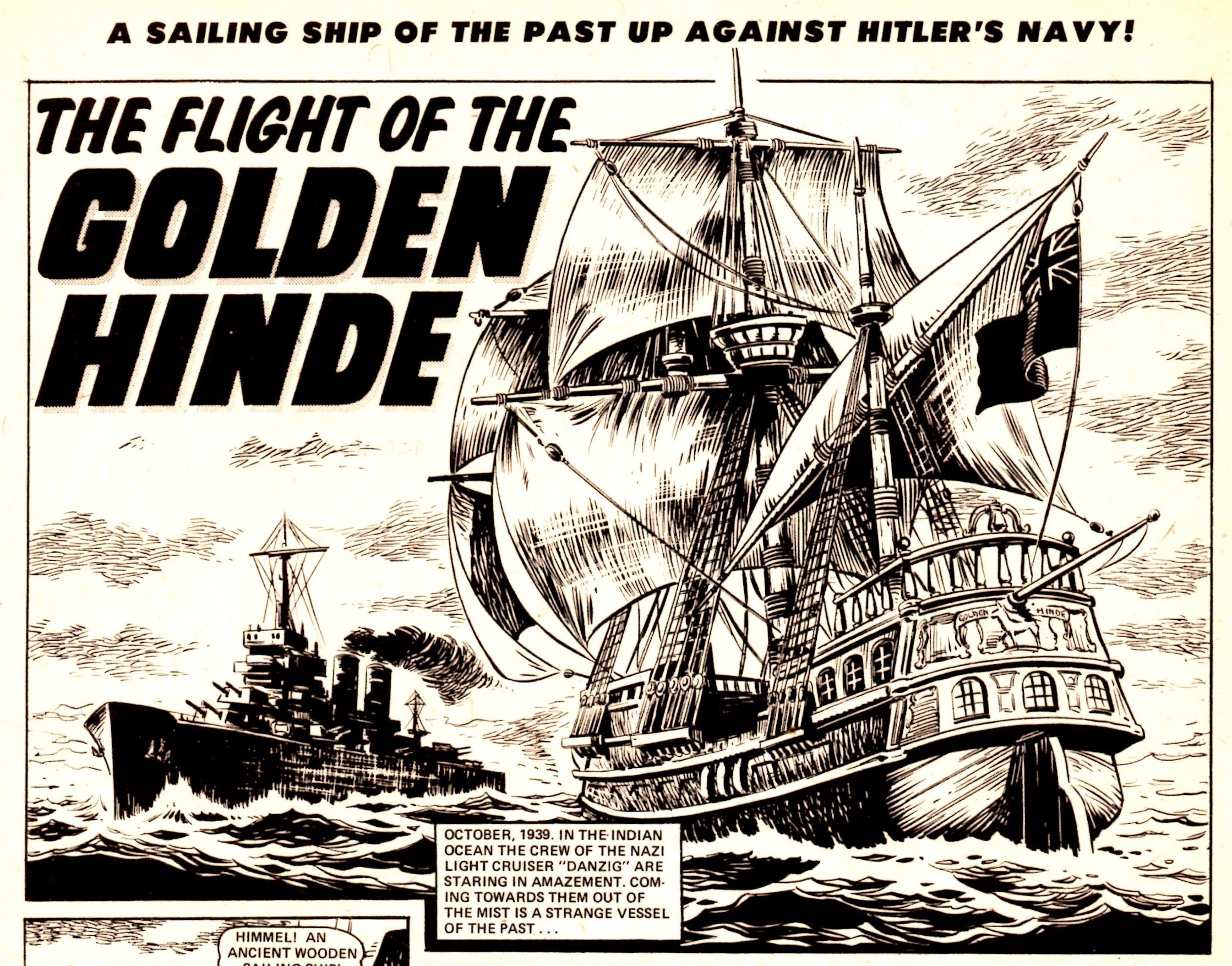 The Flight of the Golden Hinde: S Conforth (writer), artist unknown