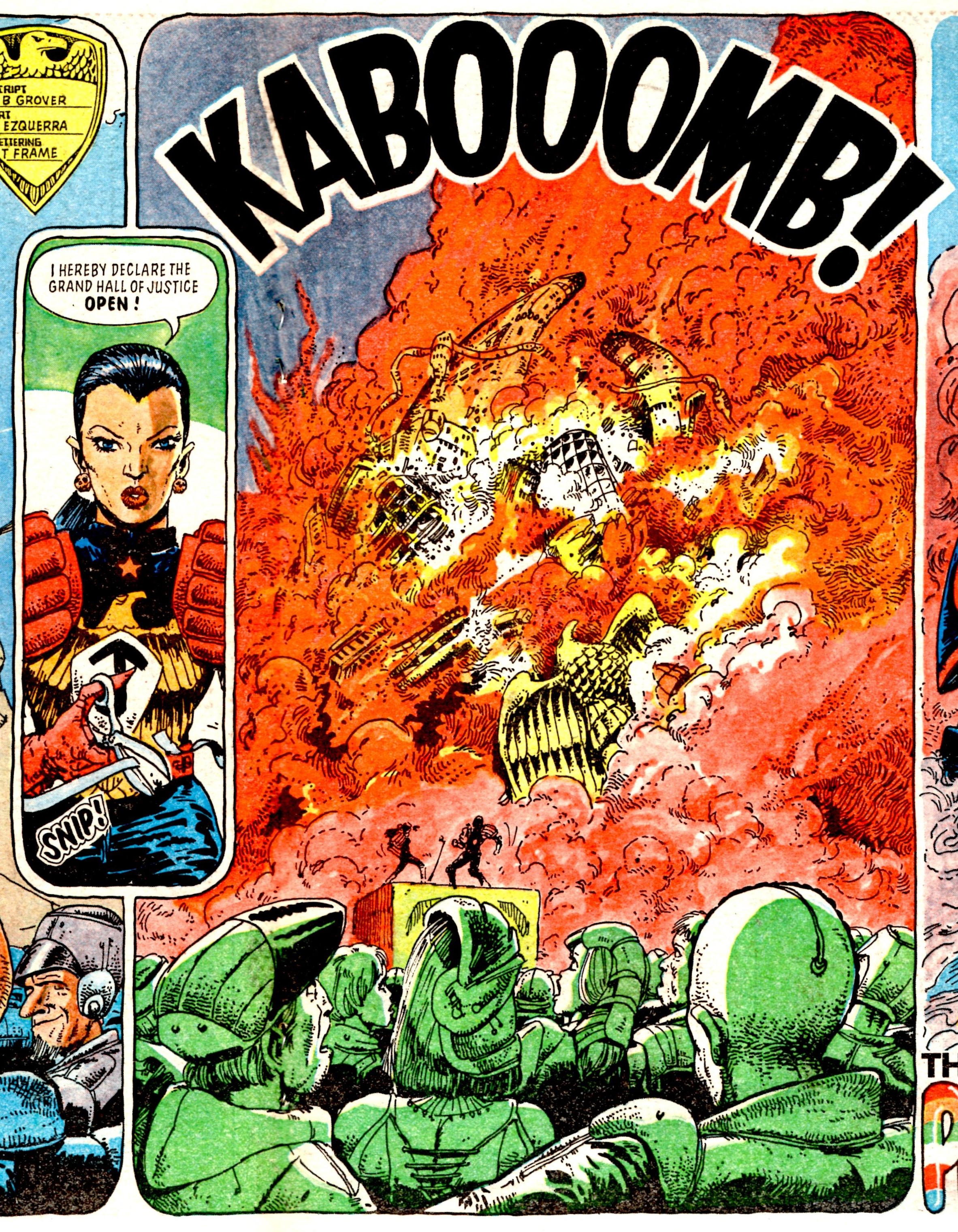 Judge Dredd: John Wagner (writer), Carlos Ezquerra (artist)