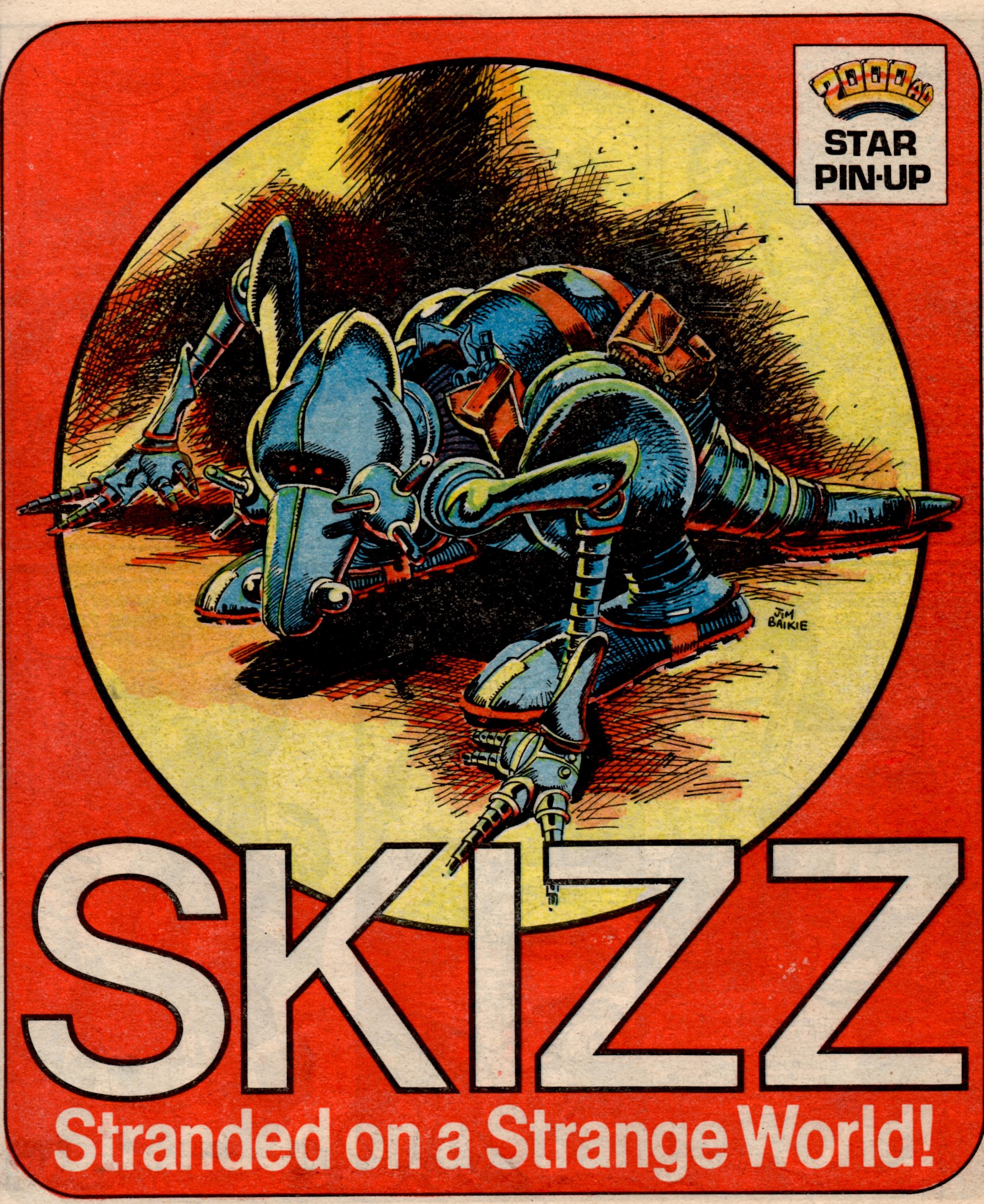 Star pin-up artwork: Jim Baikie