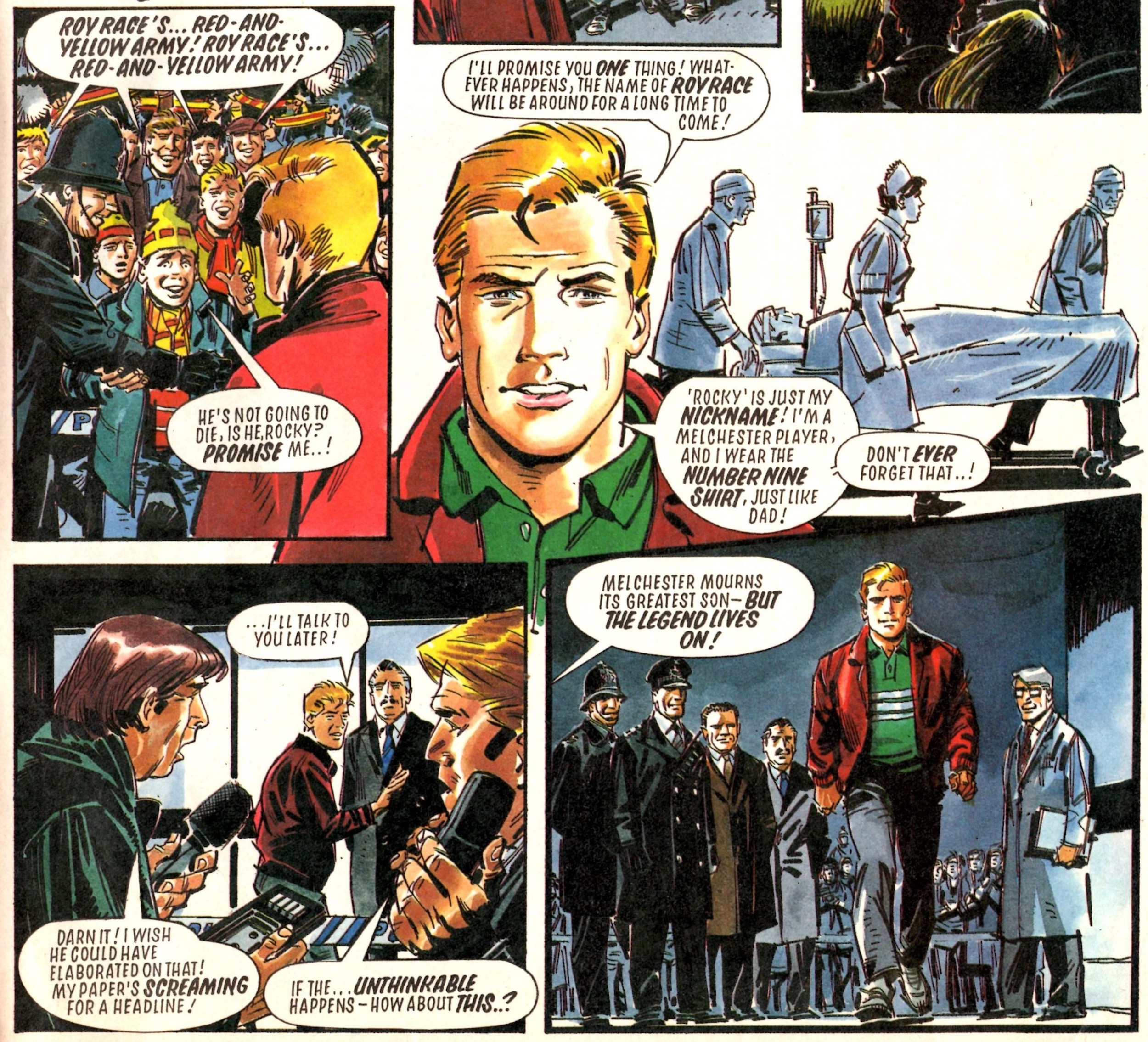 Roy of the Rovers: Tom Tully (writer), Barrie Mitchell (artist)