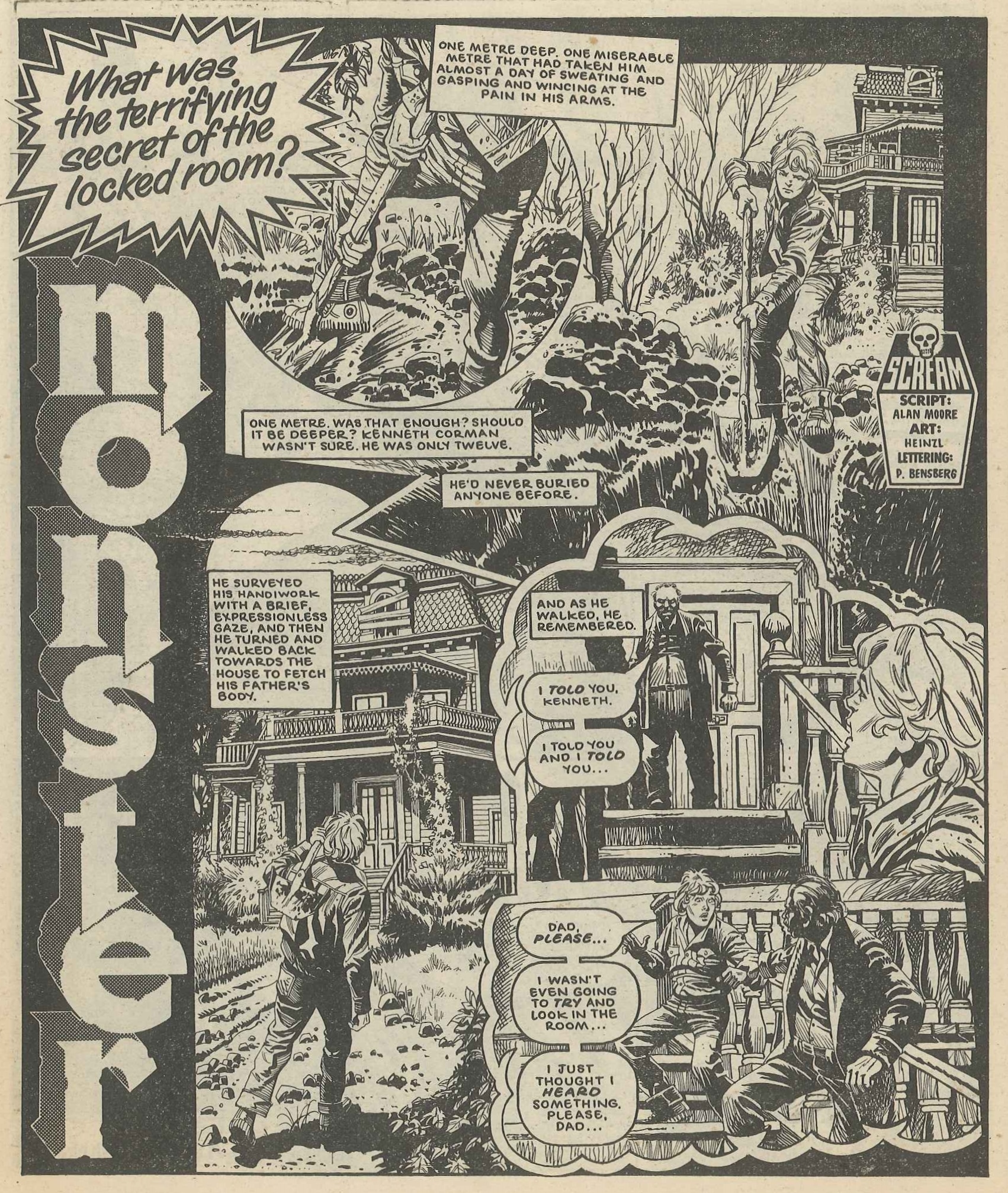 Monster: Alan Moore (writer), Heinzl (artist)