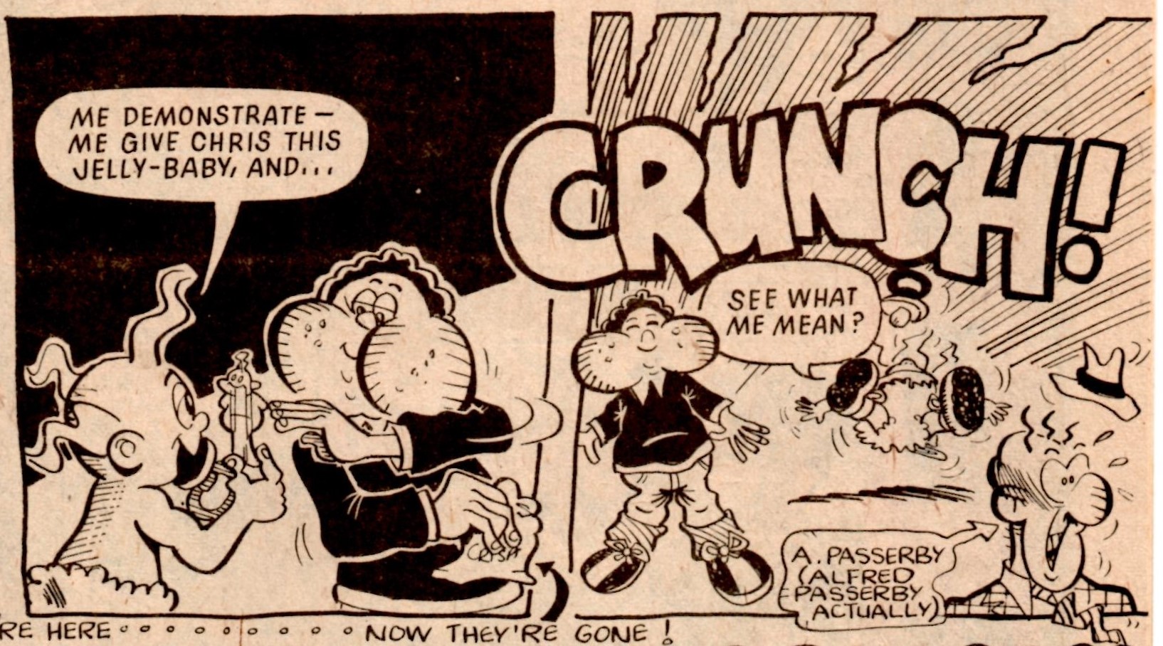 Cheeky's Pal: Crunching Chris: Jim Watson (artist)
