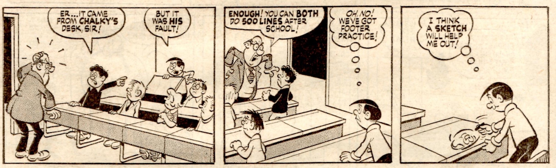 Chalky: Dick Millington (artist)