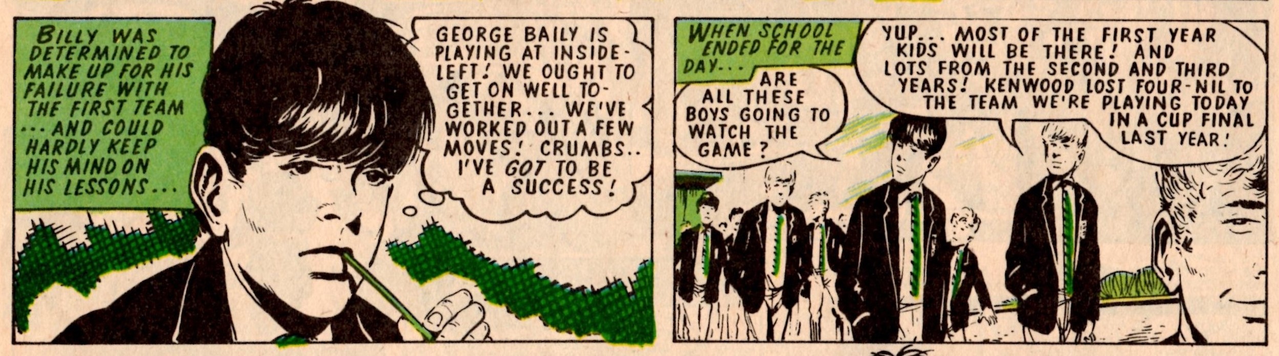 Billy’s Boots: Fred Baker (writer), Tom Kerr? (artist)
