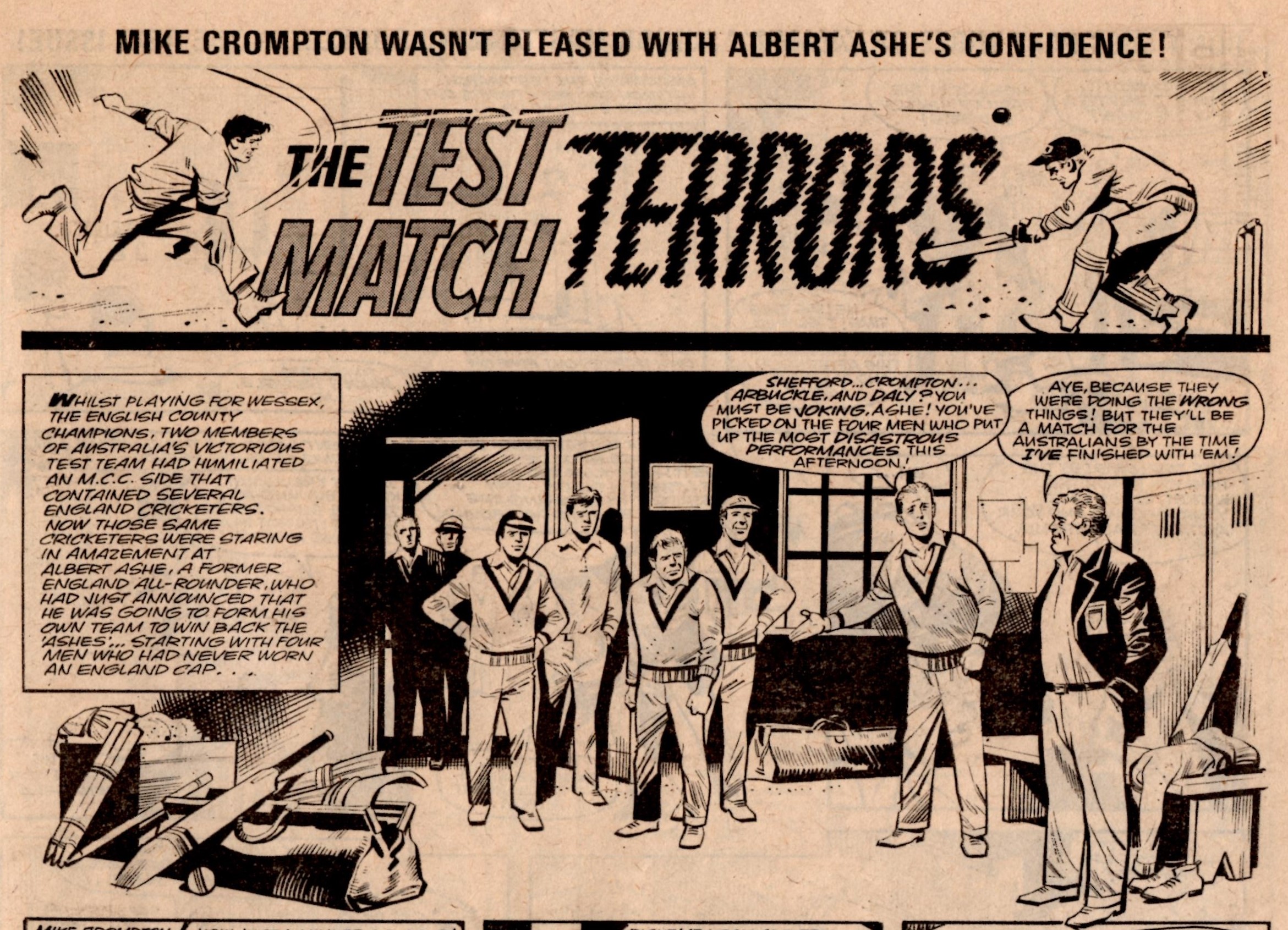 The Test Match Terrors: Mike Western (artist)