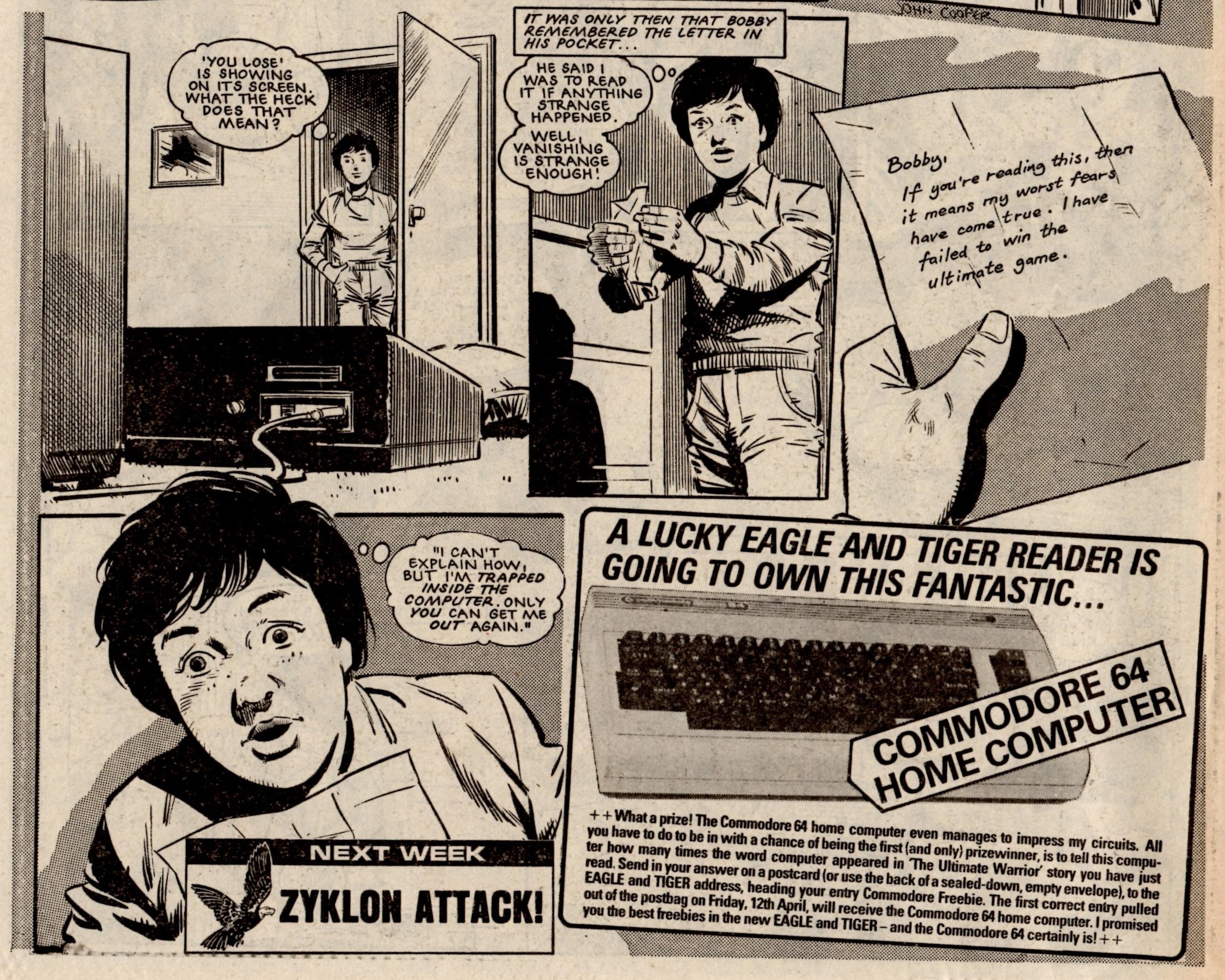 The Ultimate Warrior: Alan Grant (writer), John Cooper (artist)