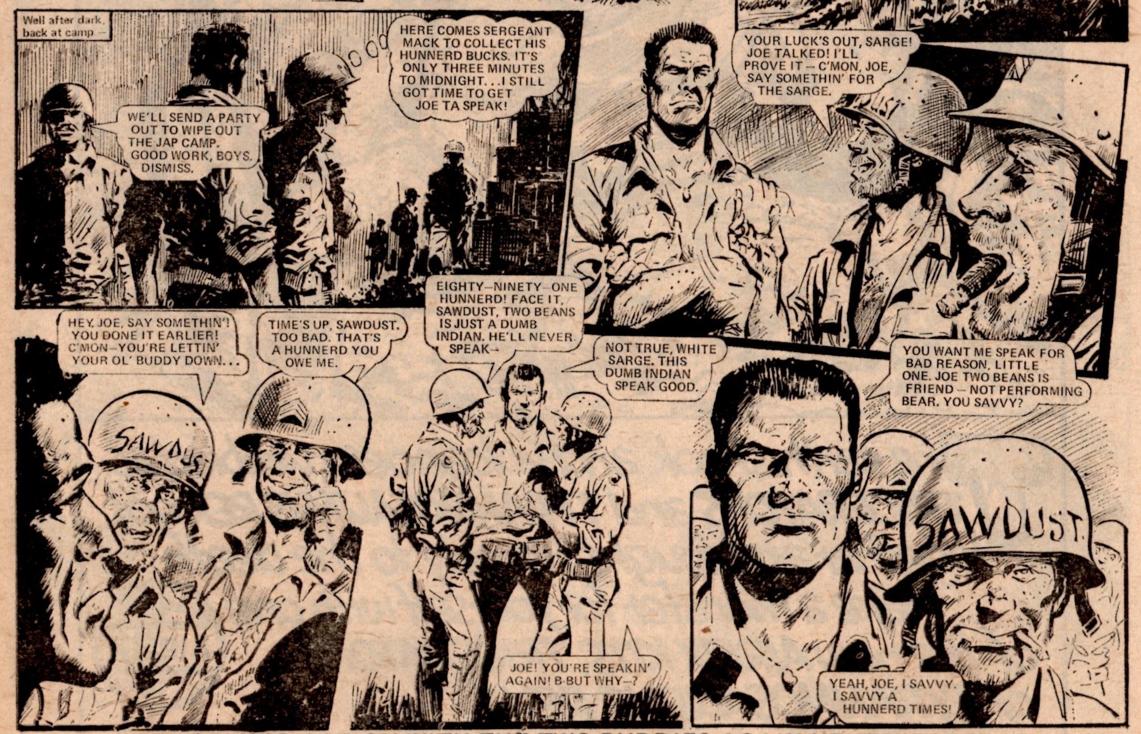 Joe Two Beans: John Wagner (writer), Eric Bradbury (artist)