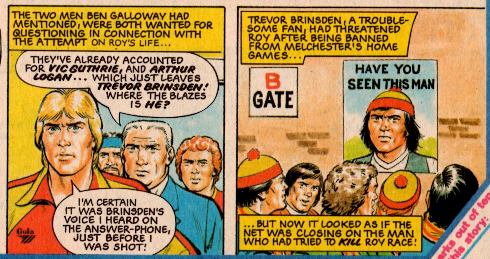 Roy of the Rovers: Tom Tully (writer), David Sque (artist)