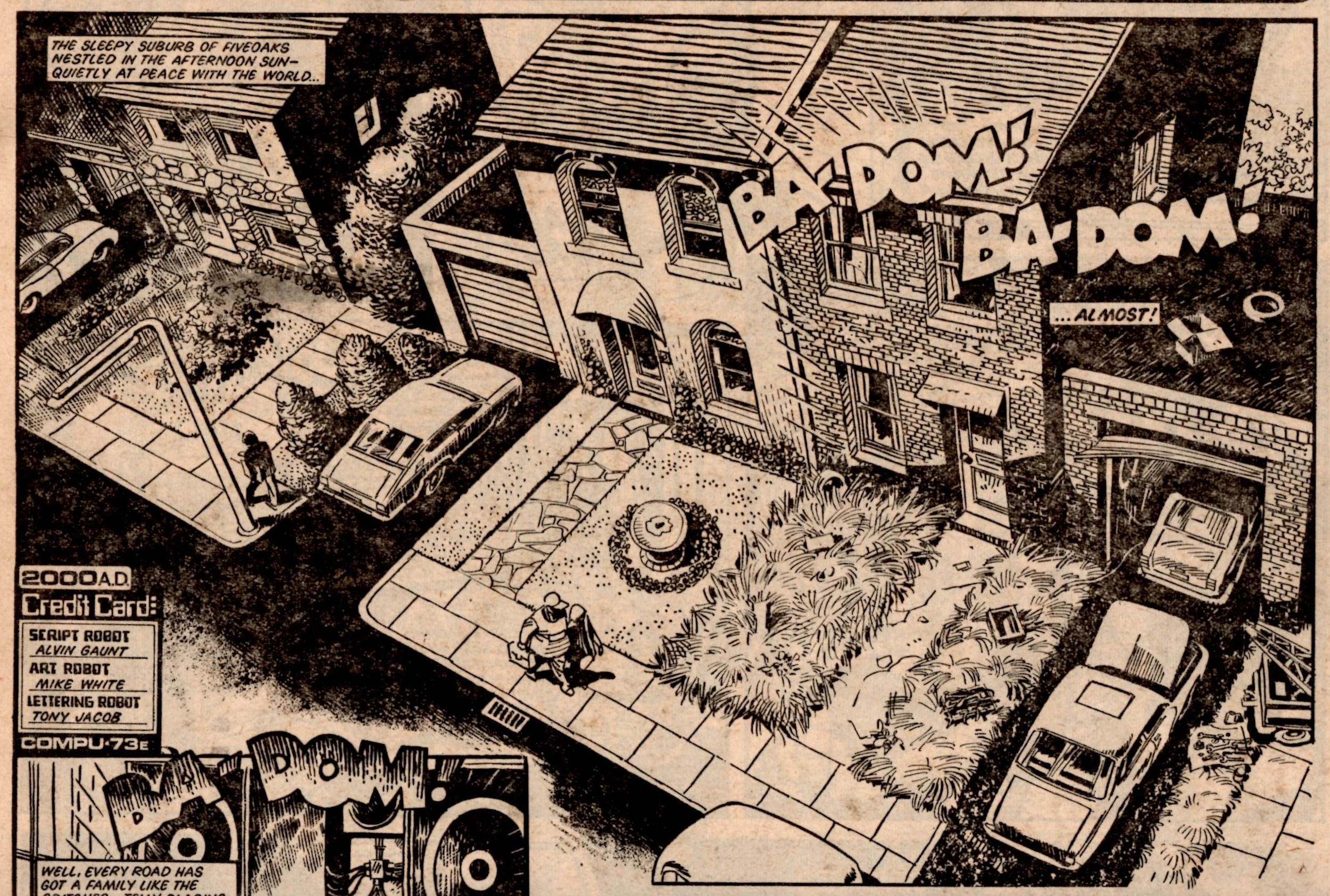 Tharg’s Future Shocks: The Sound of Silence: Kelvin Gosnell (writer), Mike White (artist)