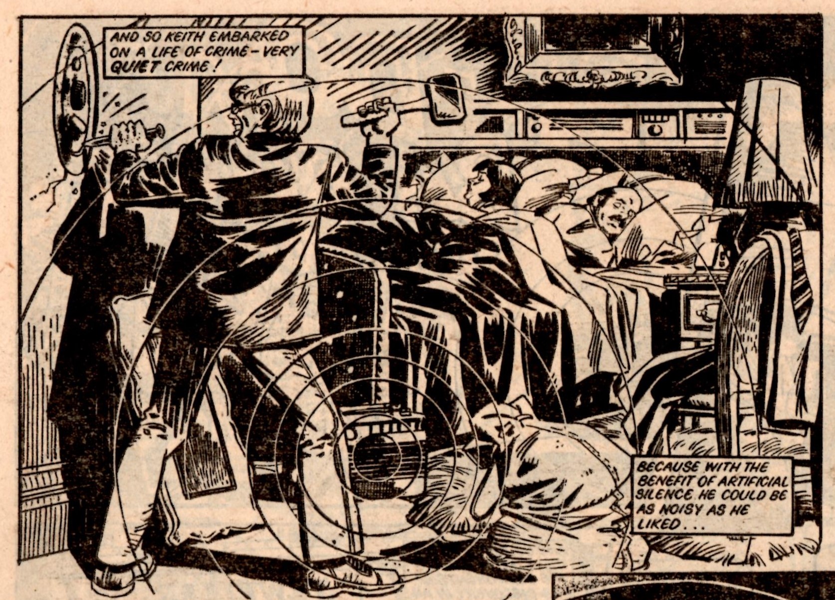 Tharg’s Future Shocks: The Sound of Silence: Kelvin Gosnell (writer), Mike White (artist)