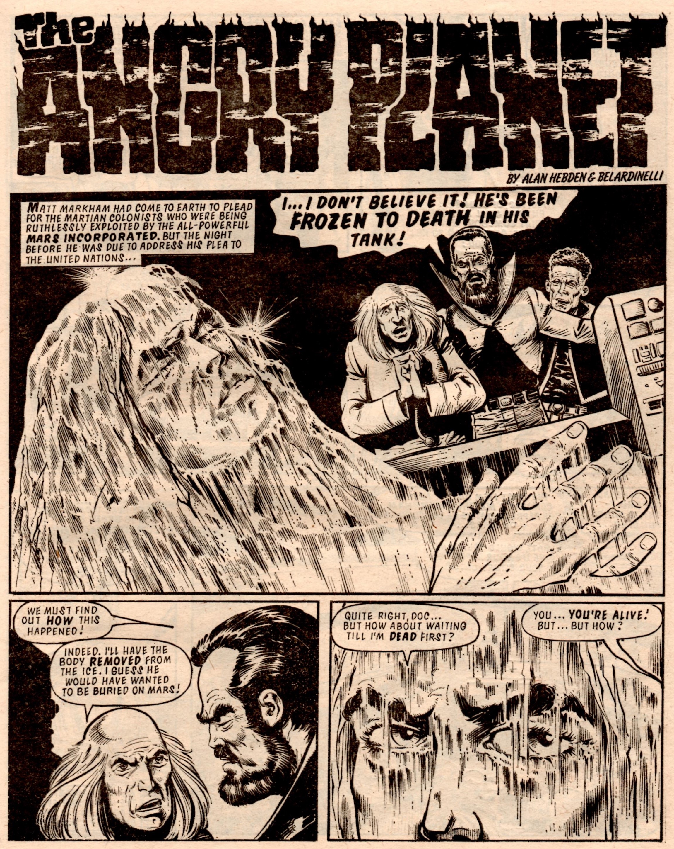 The Angry Planet: Alan Hebden (writer), Massimo Belardinelli (artist)