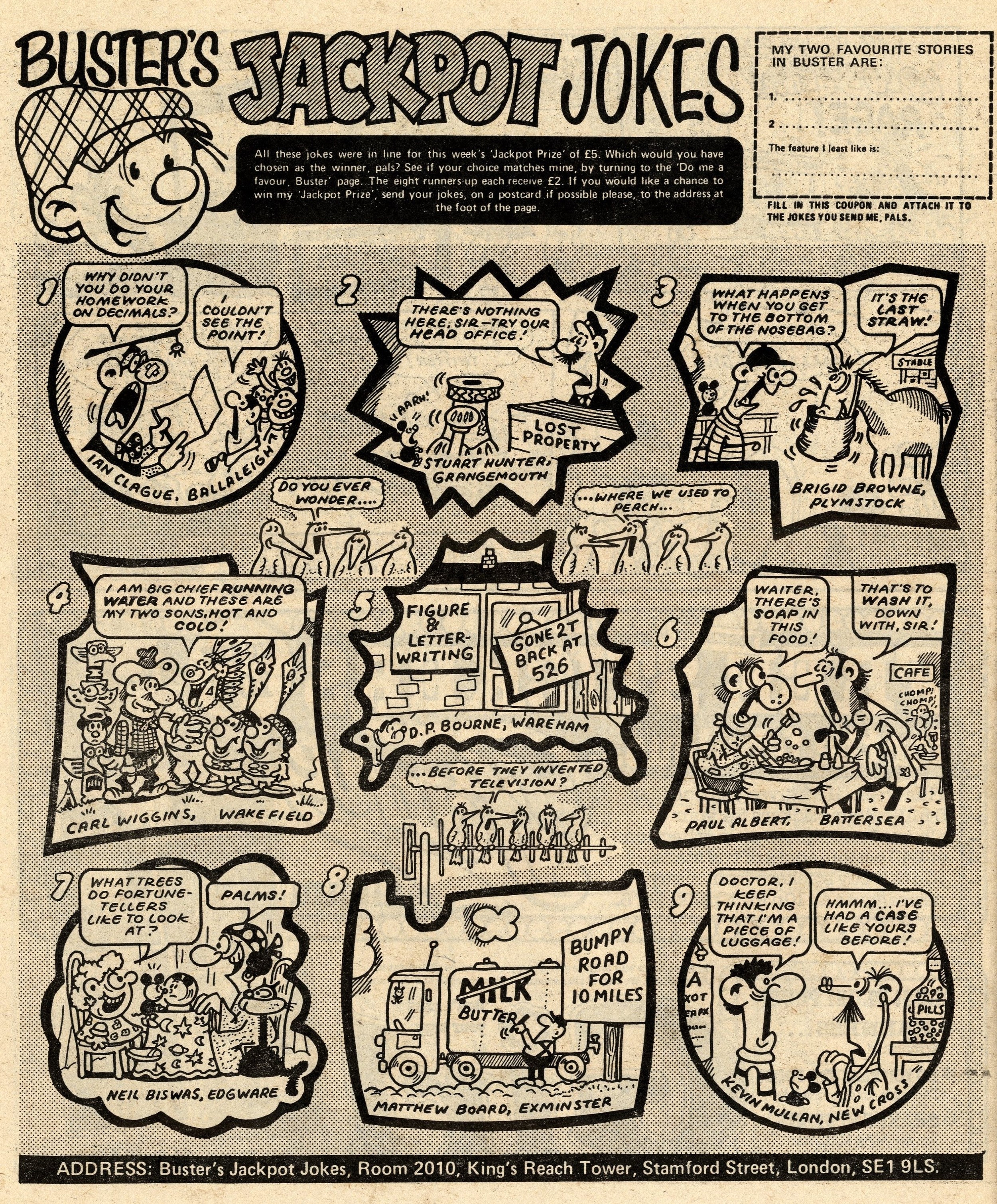Buster's Jackpot Jokes: Jack Clayton (artist)