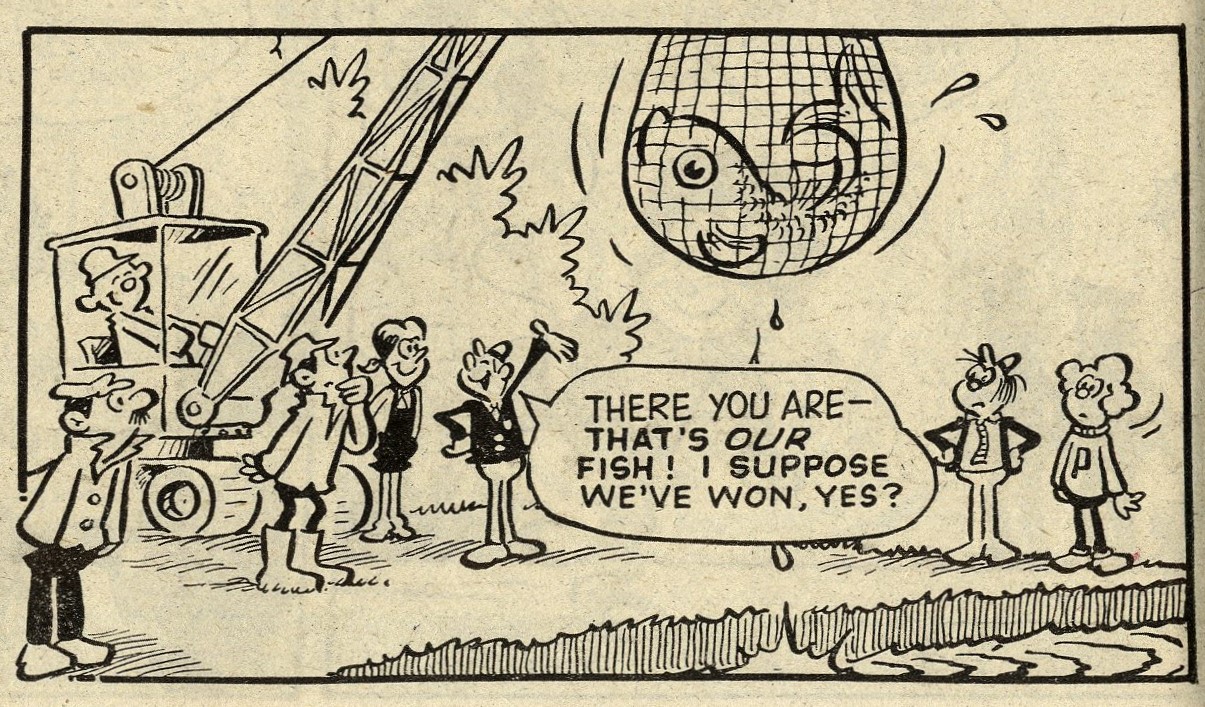 Ivor Lott and Tony Broke with Milly O'Naire and Penny Less: Sid Burgon (artist)