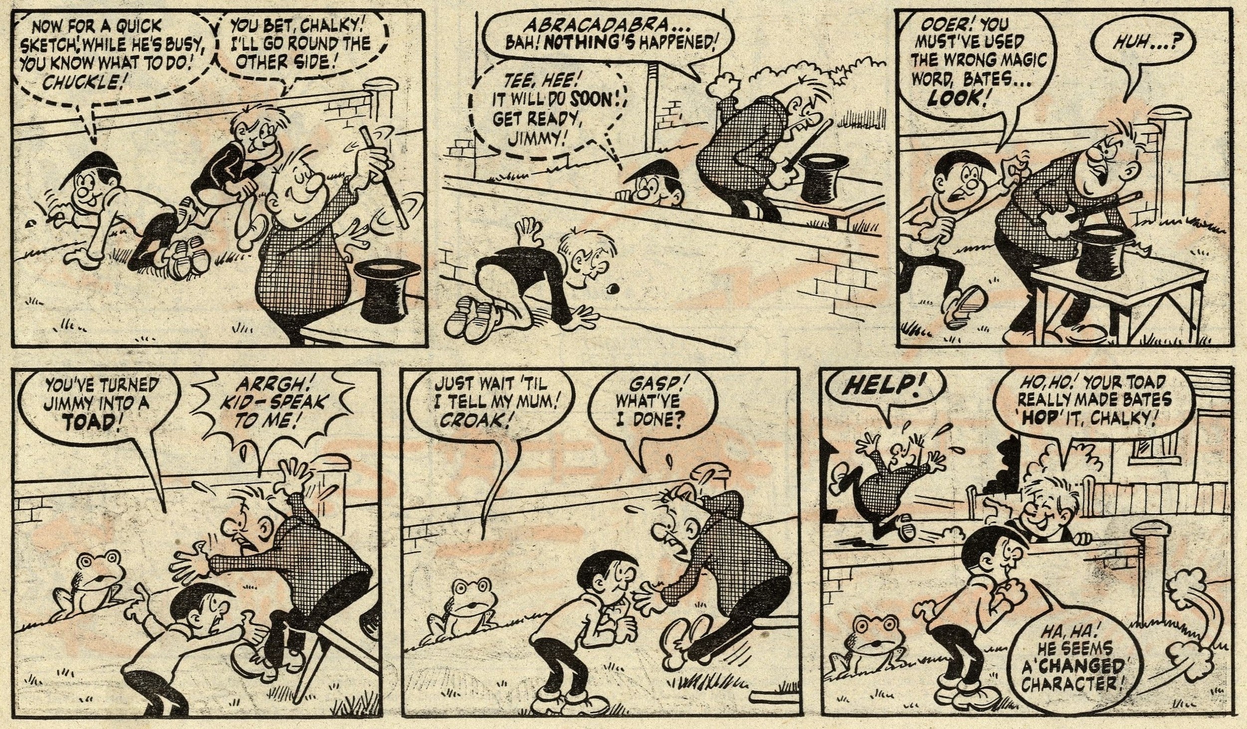 Chalky: Dick Millington (artist)