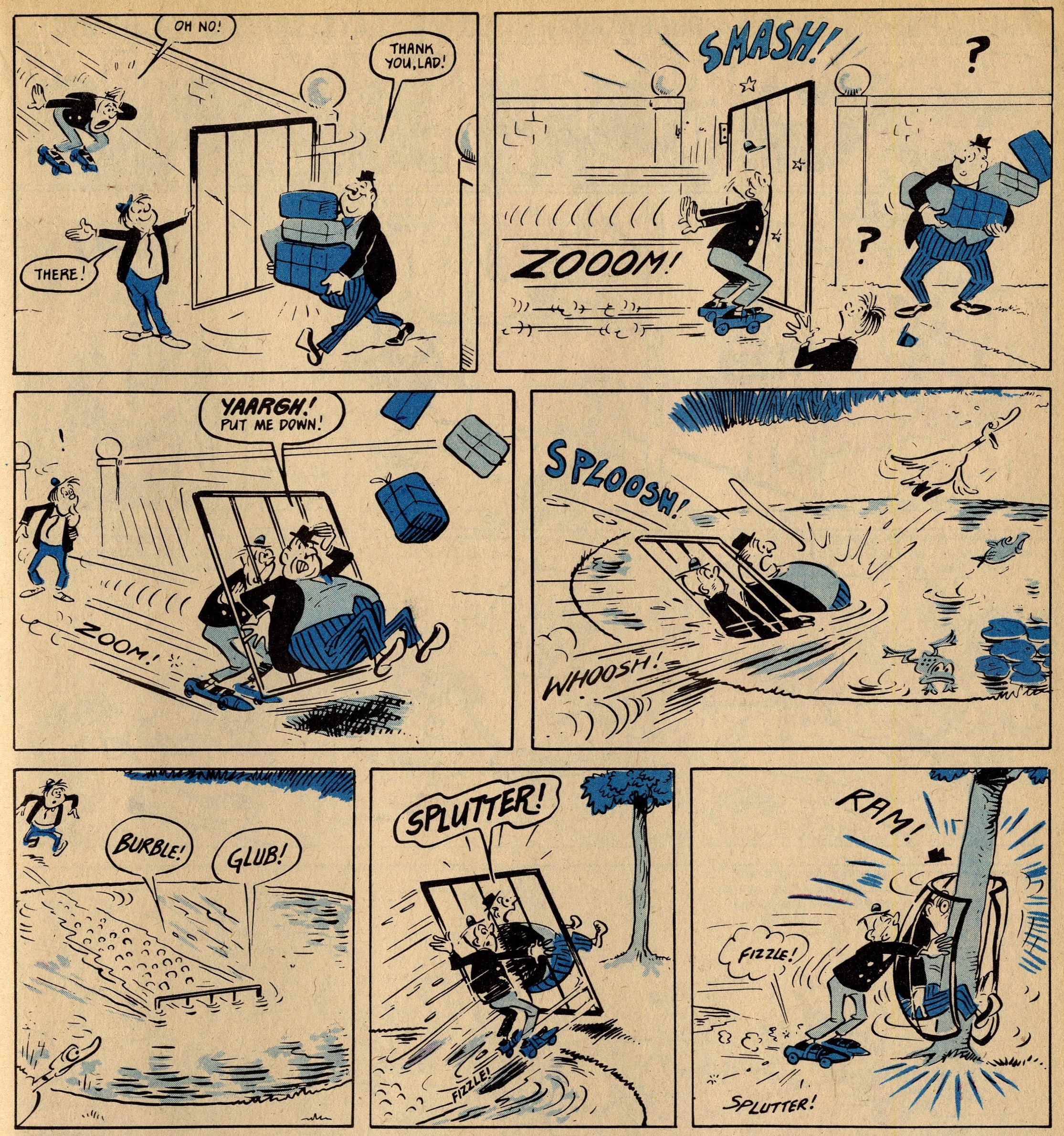 Ivor Lott and Tony Broke: Reg Parlett (artist)