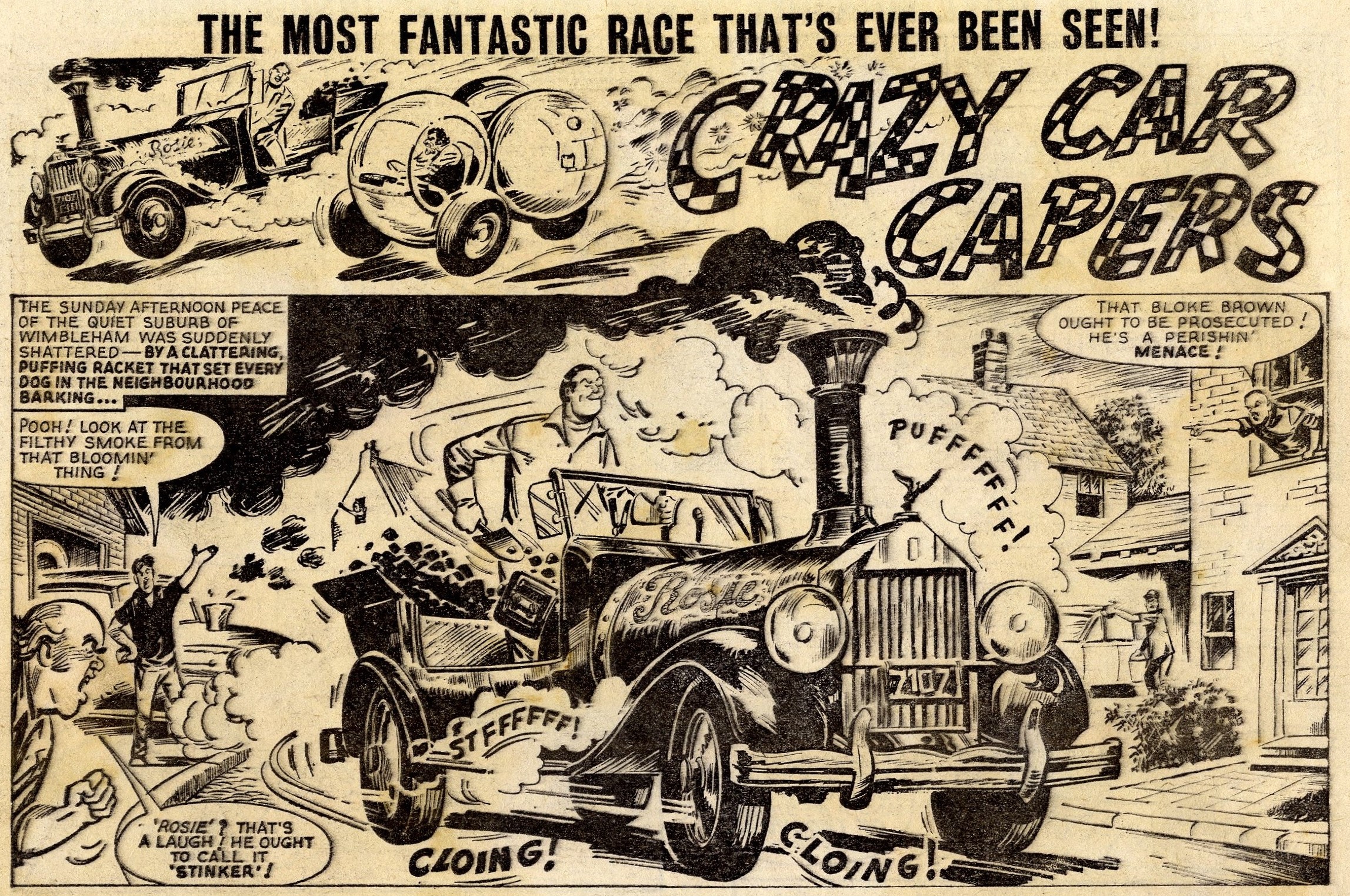 Crazy Car Capers: Solano Lopez (artist)