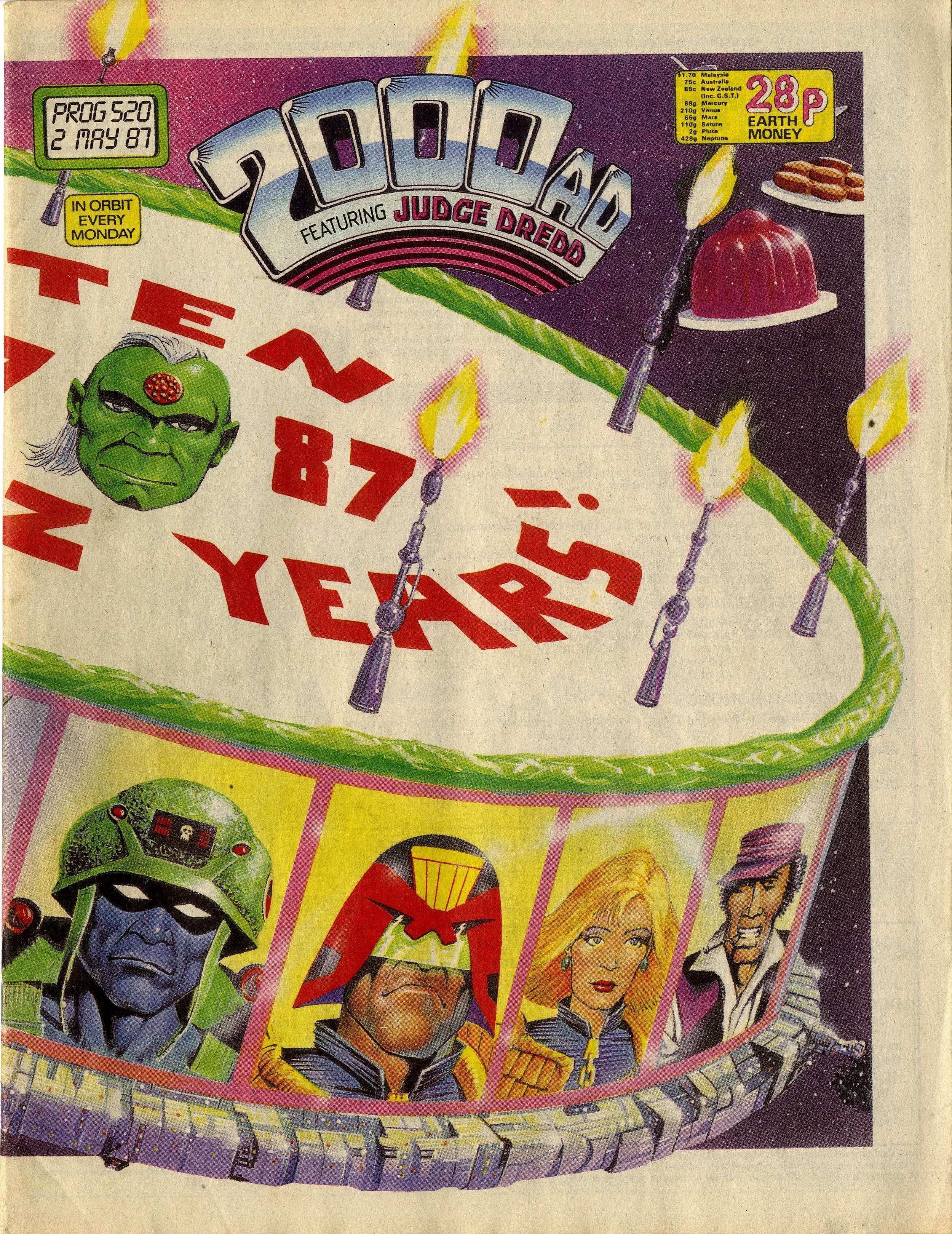 On this day, 2 May 1987: 2000AD (Prog 520)