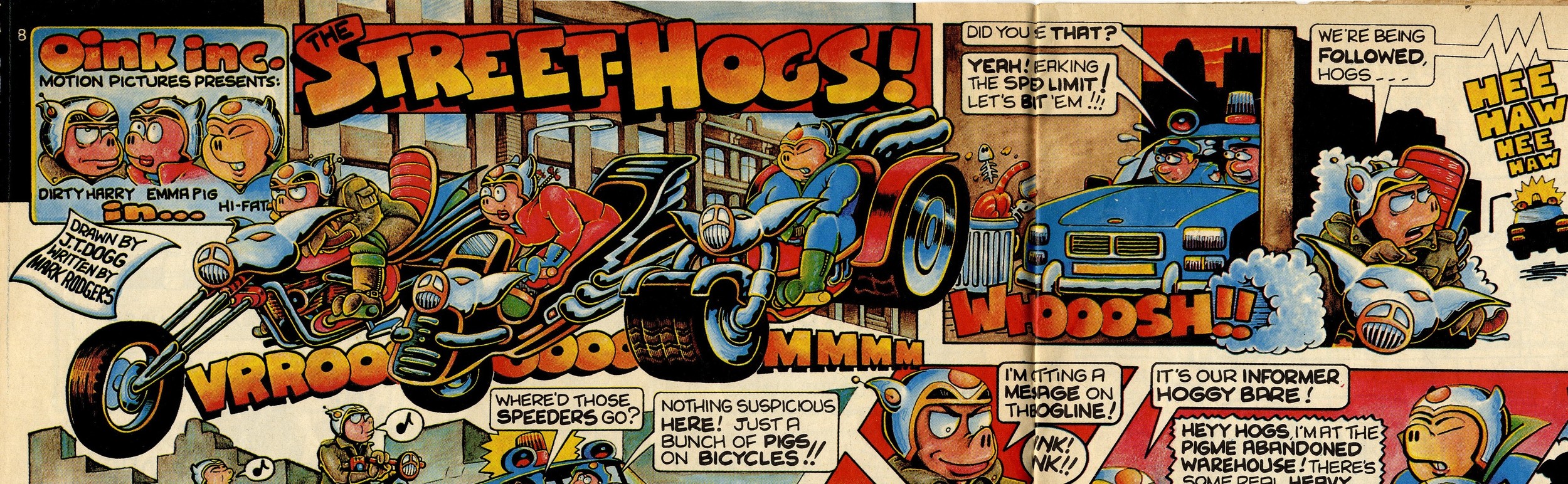 The Street-hogs!: Mark Rodgers (writer), Malcolm Douglas (artist)