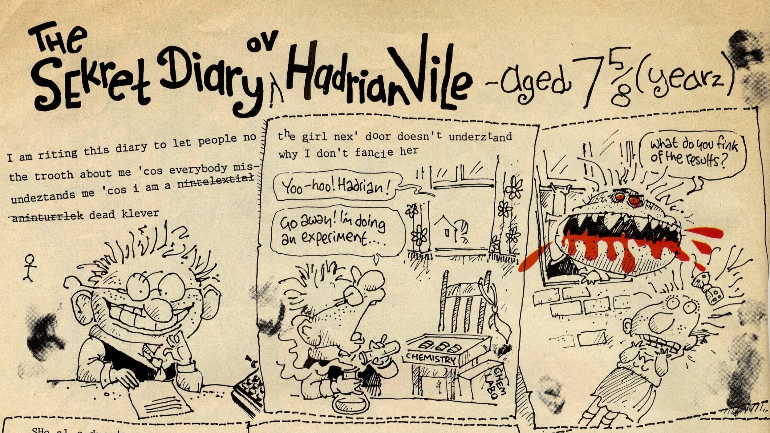 The Sekret Diary ov Hadrian Vile: Mark Rodgers (writer), Ian Jackson (artist)