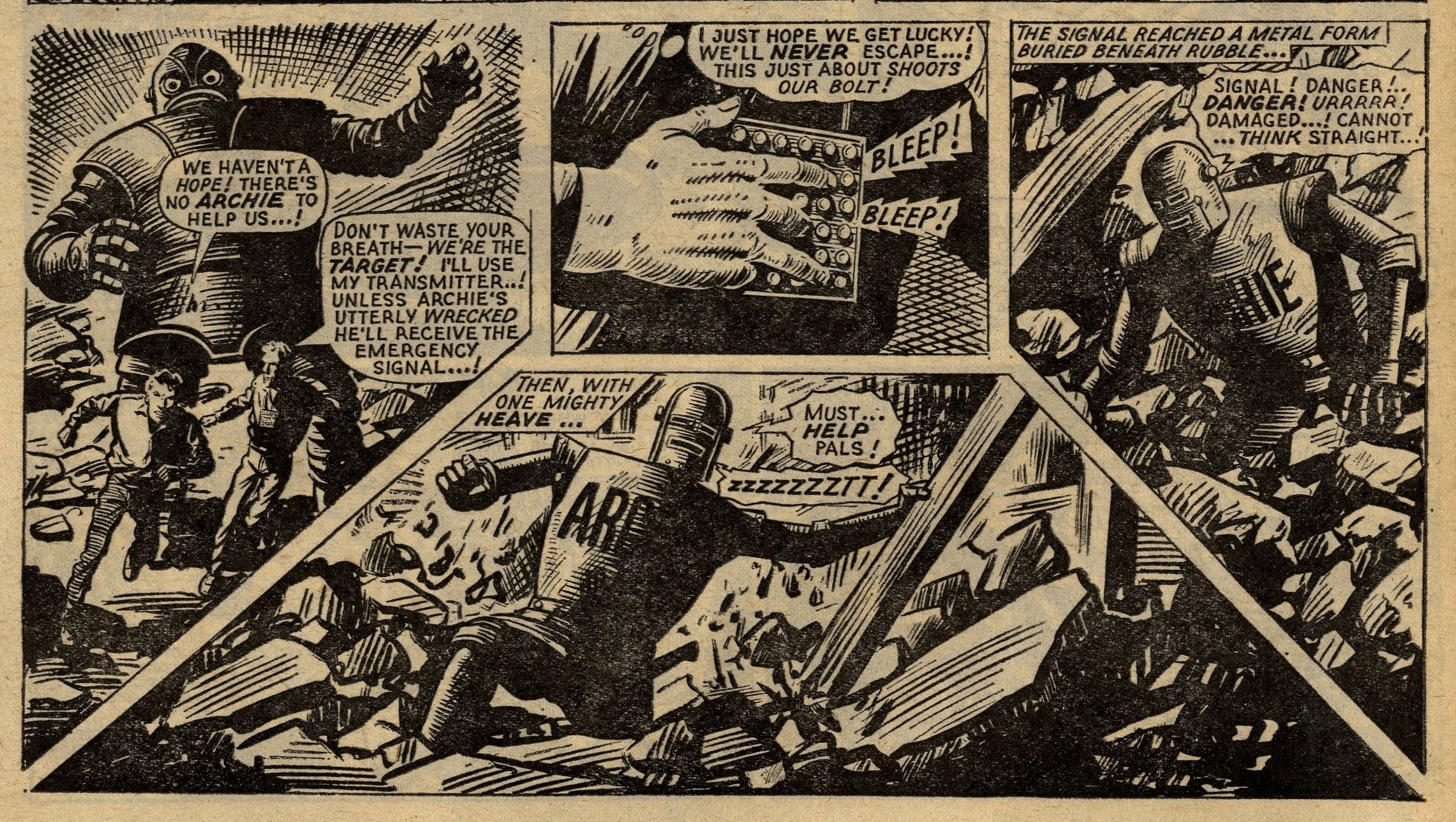 Robot Archie Fights the Smasher: George Cowan (writer), Ted Kearon (artist)