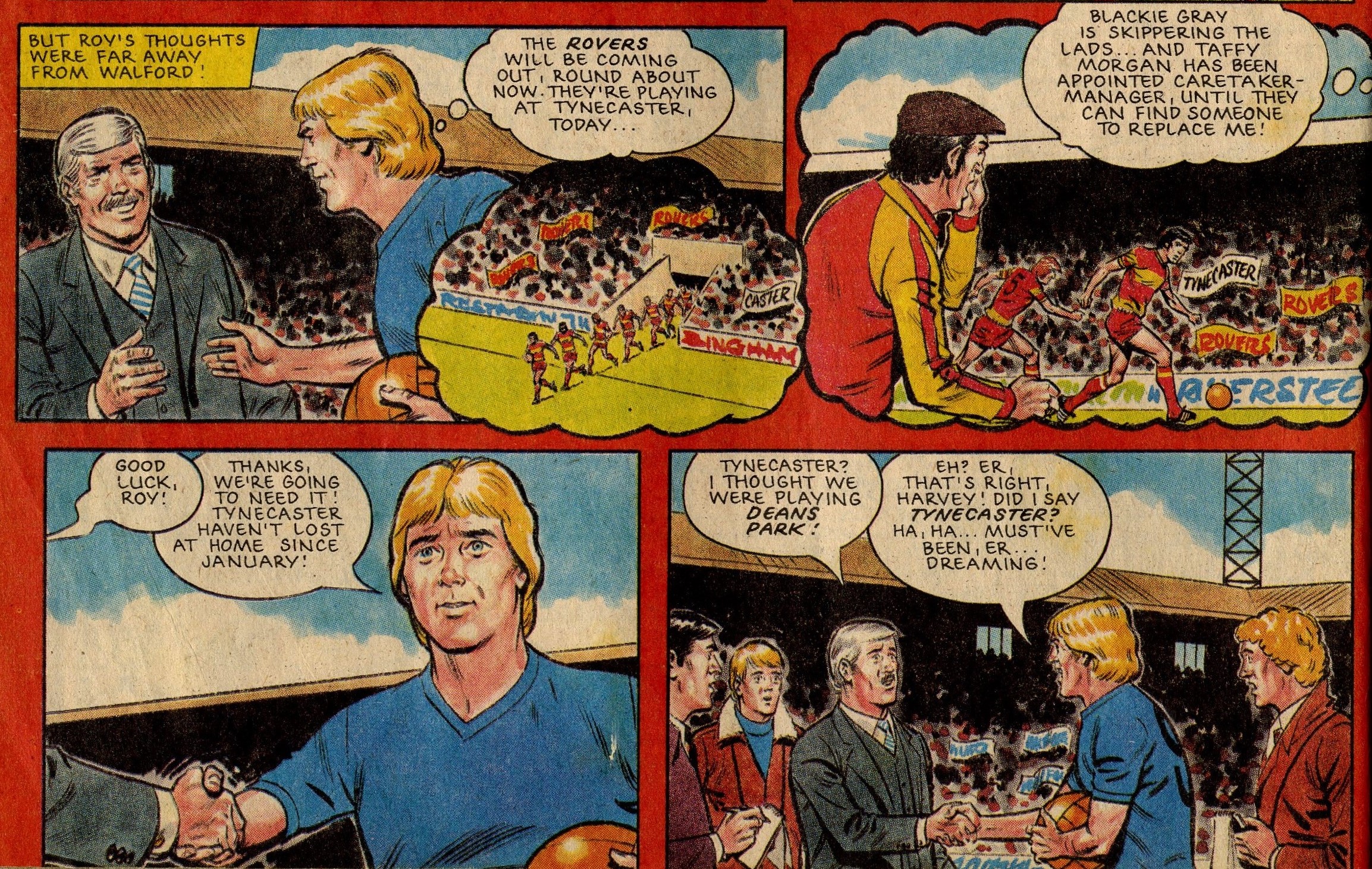 Roy of the Rovers: Tom Tully (writer), David Sque (artist)