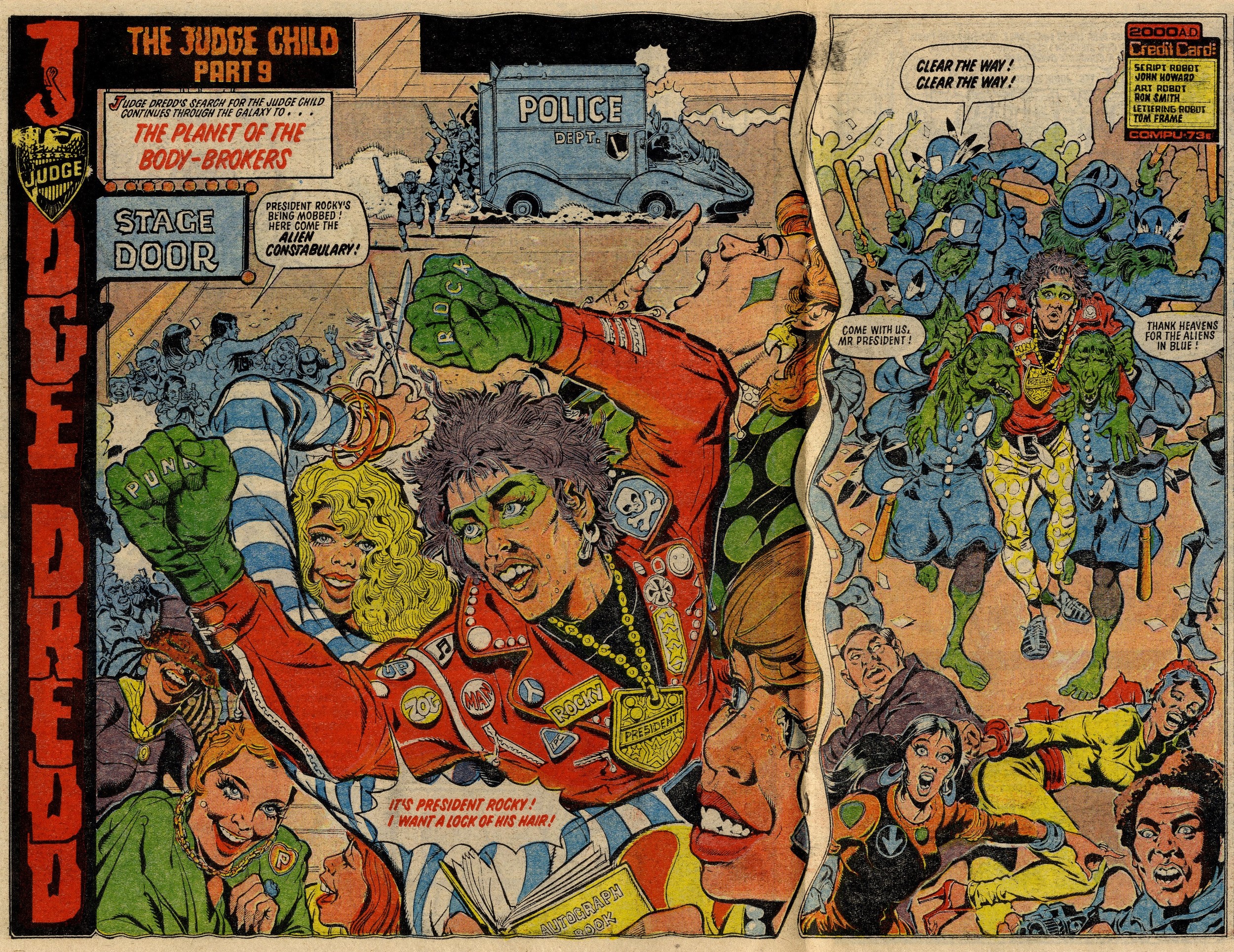 Judge Dredd: John Wagner (writer), Ron Smith (artist)