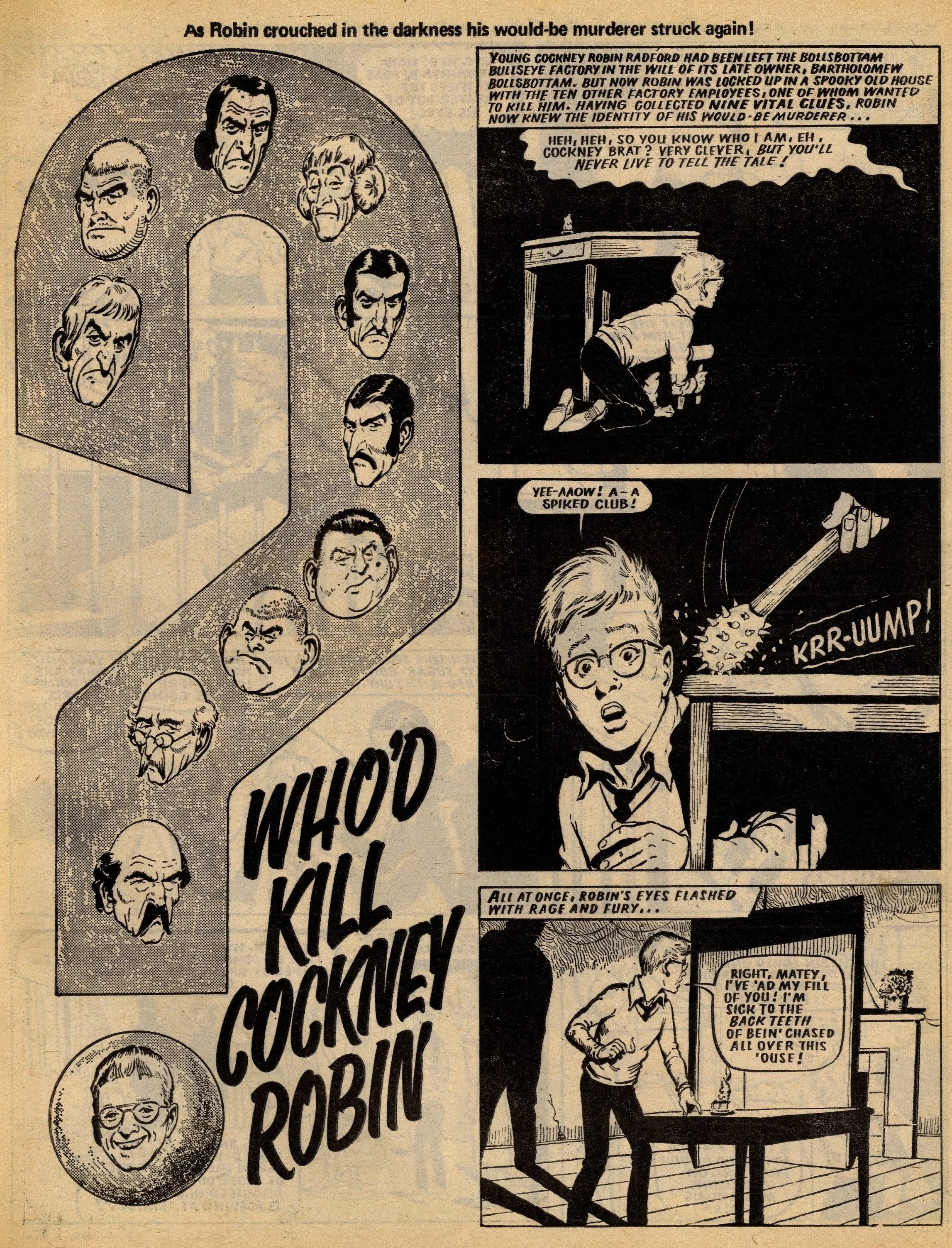 Who Killed Cockney Robin: Tom Kerr (artist)