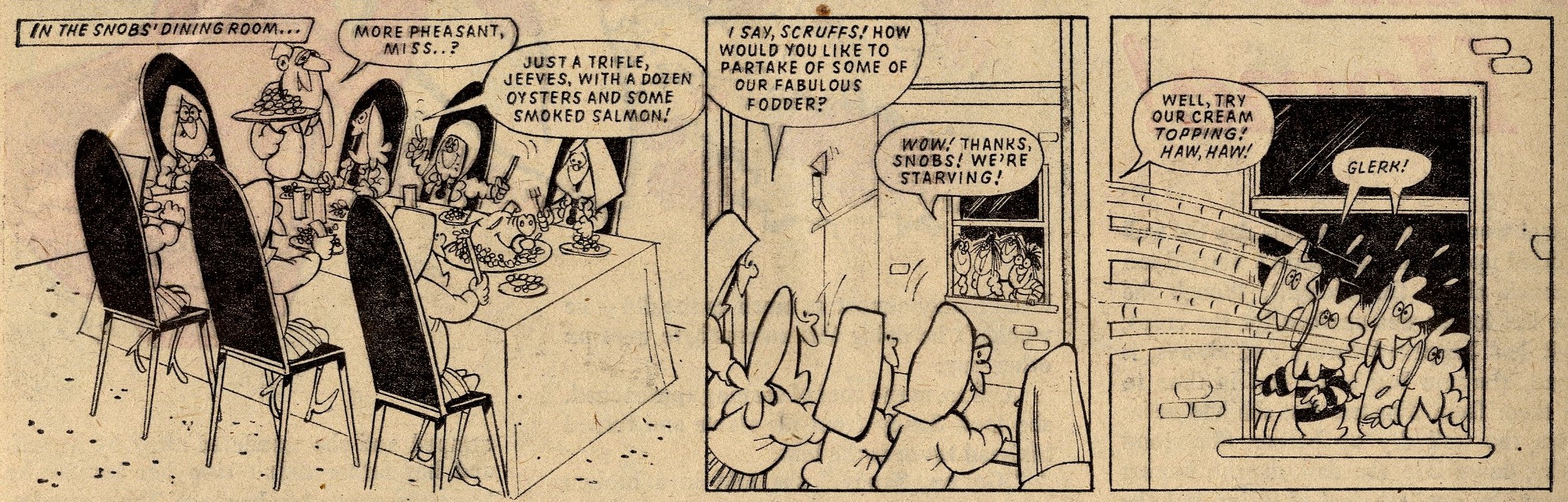 The Snobs and the Scruffs: creators unknown