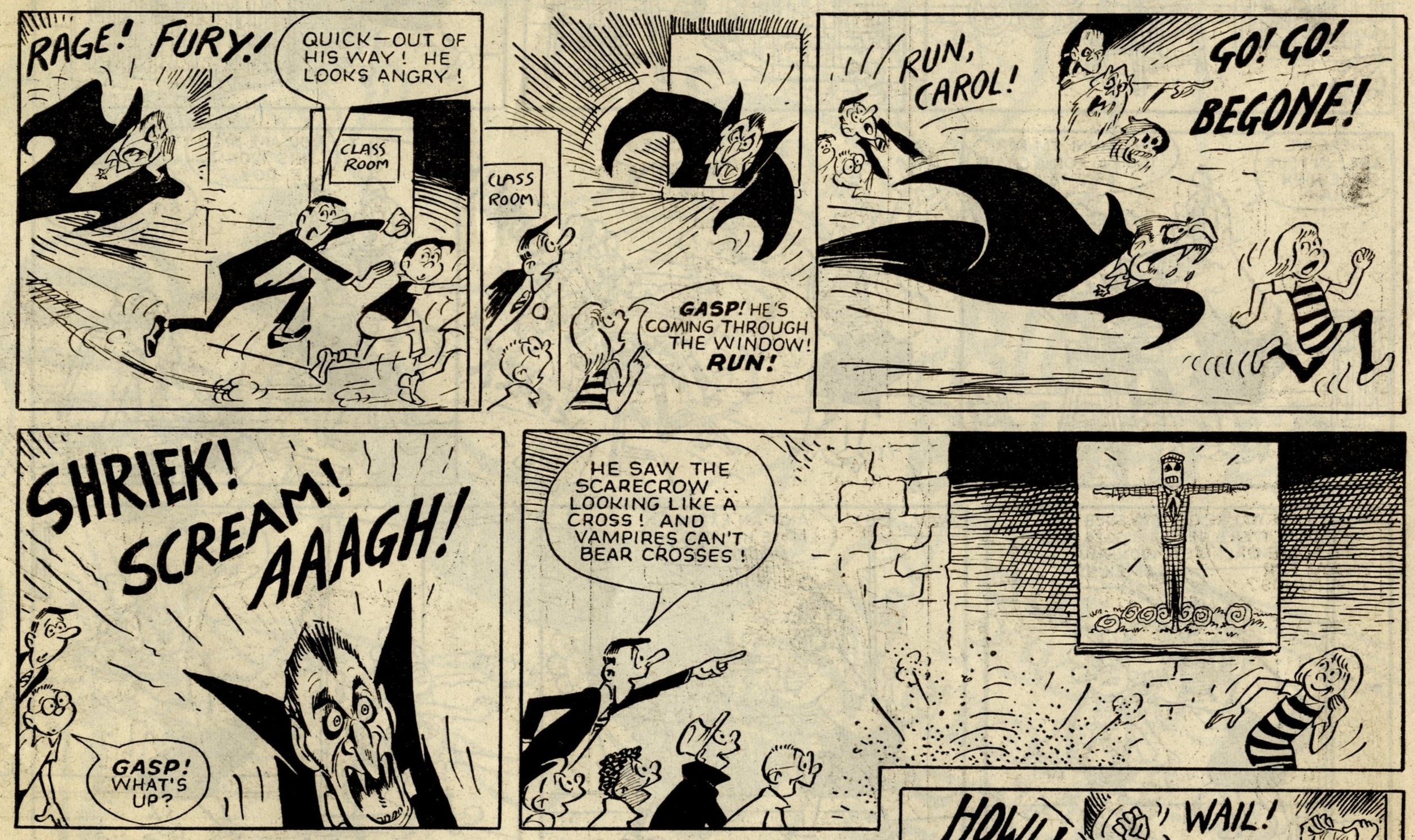Fright School: Reg Parlett (artist)