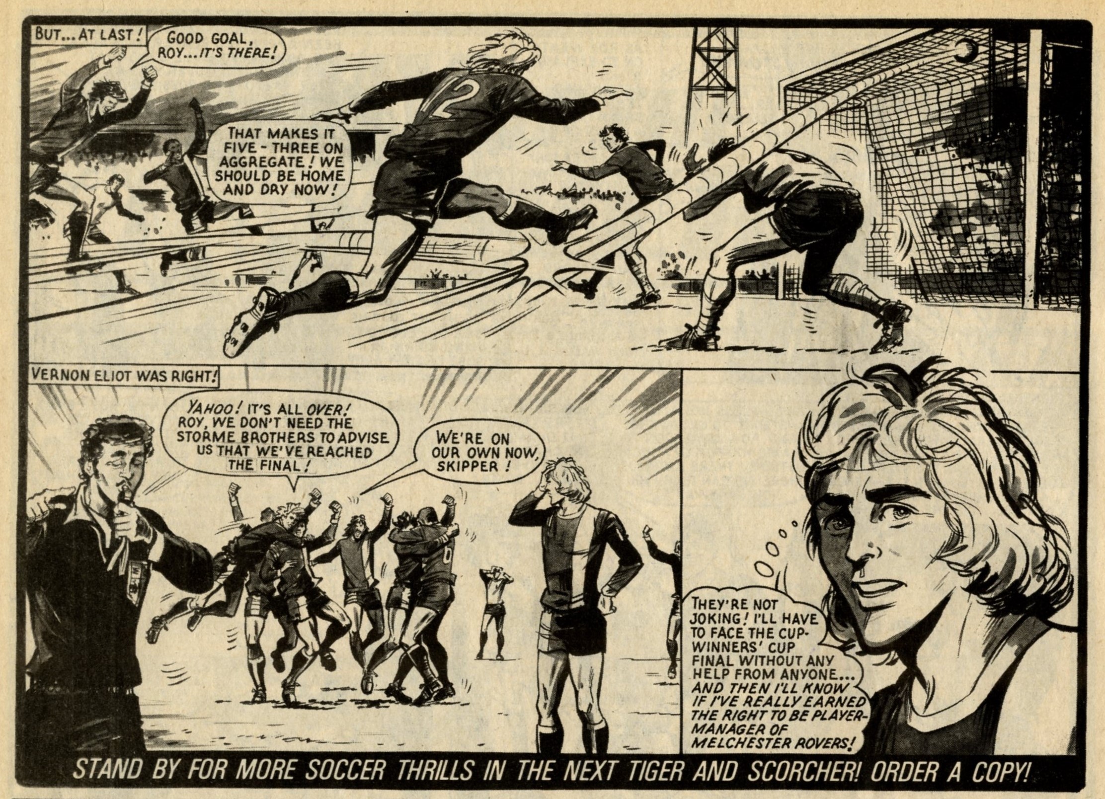 Roy of the Rovers: Tom Tully (writer), Yvonne Hutton (artist)