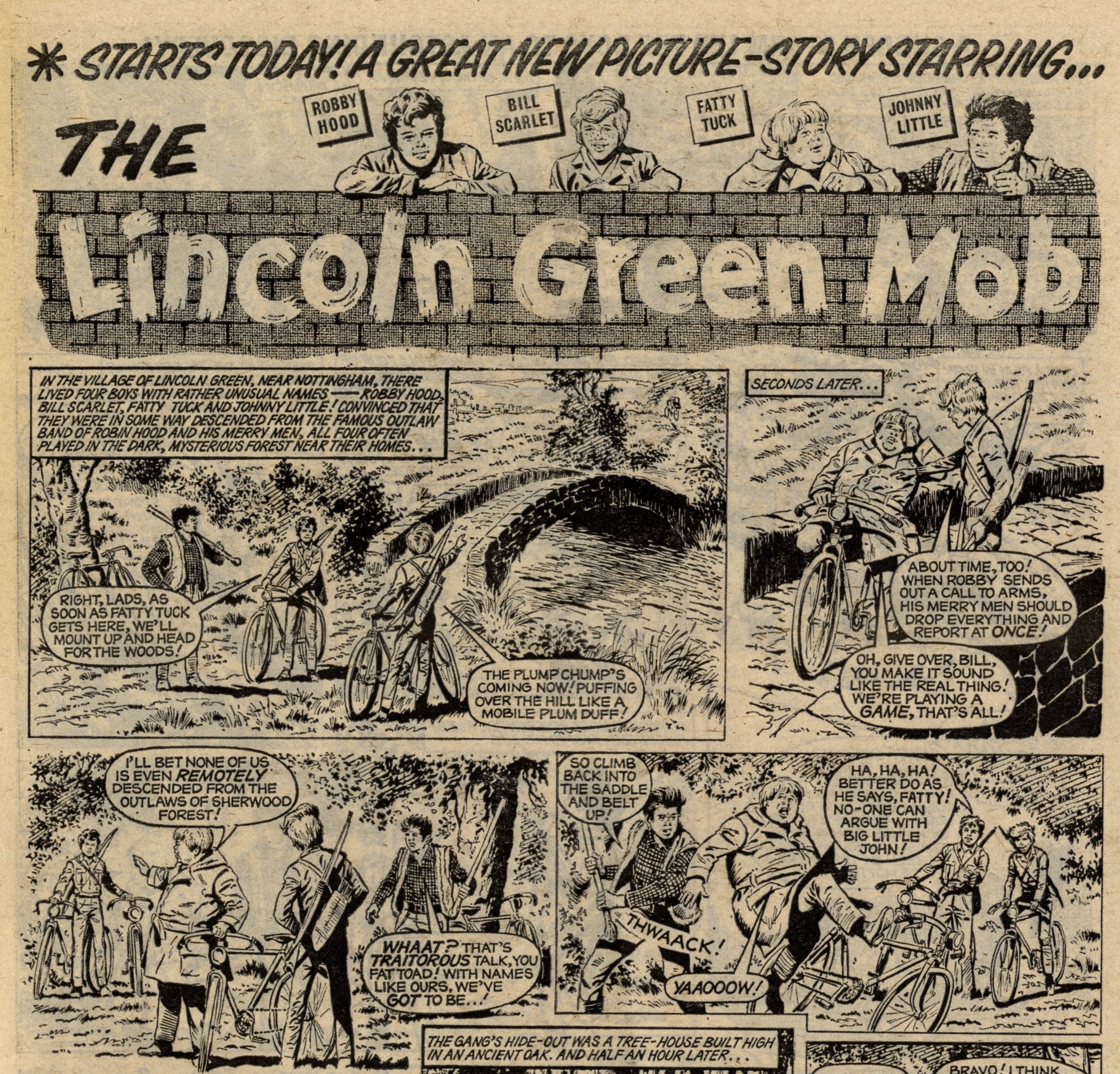 The Lincoln Green Mob: creators unknown