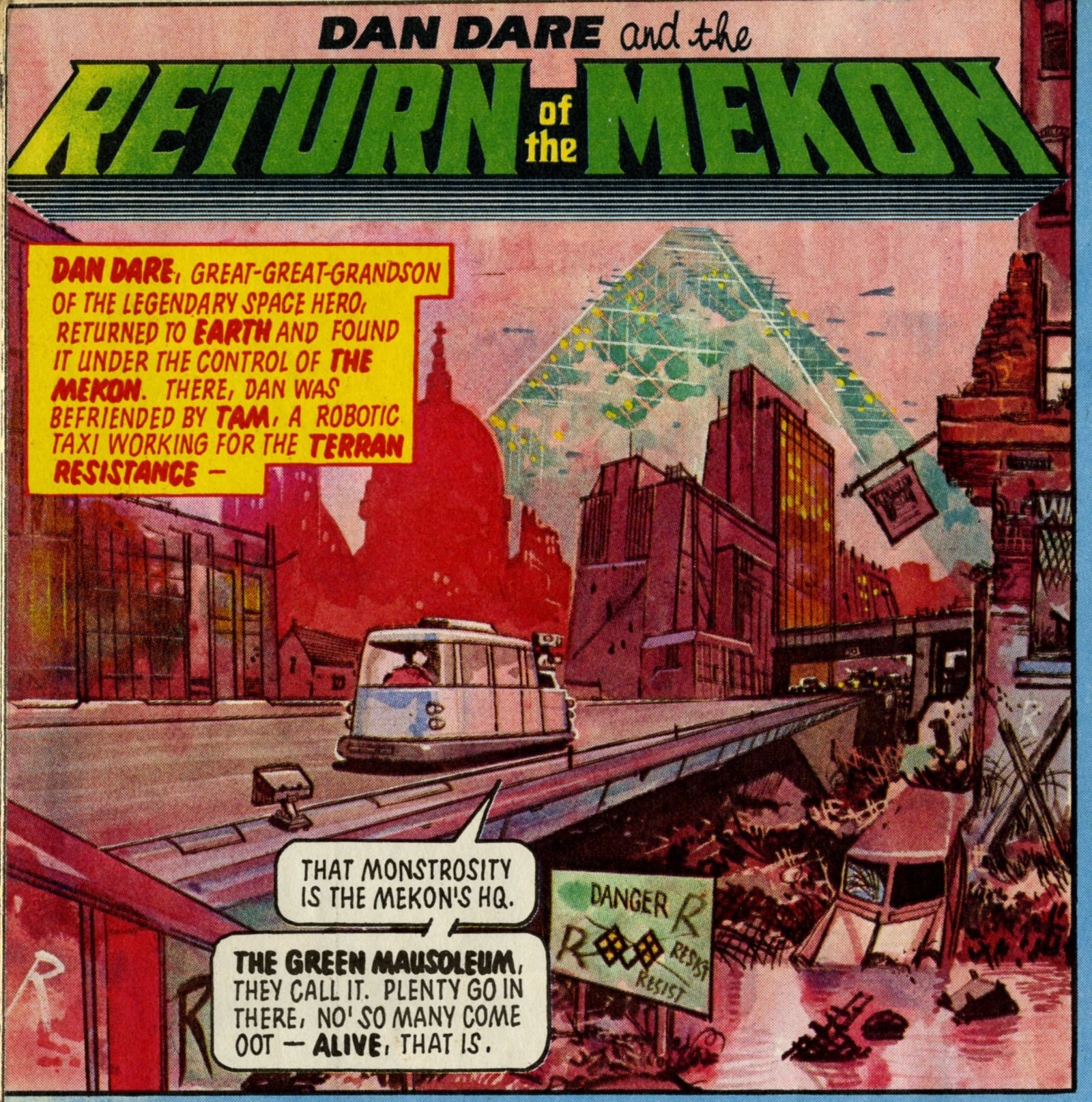 Dan Dare: John Wagner and Pat Mills (writers), Gerry Embelton (artist)