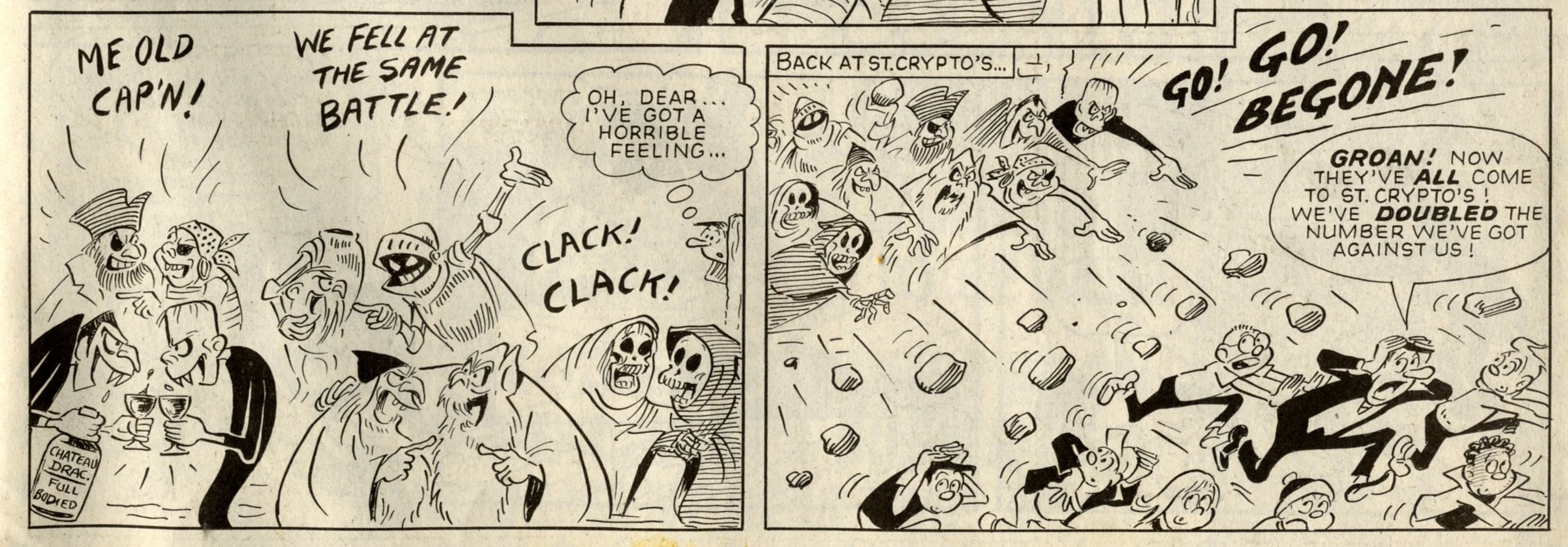 Fright School: Reg Parlett (artist)