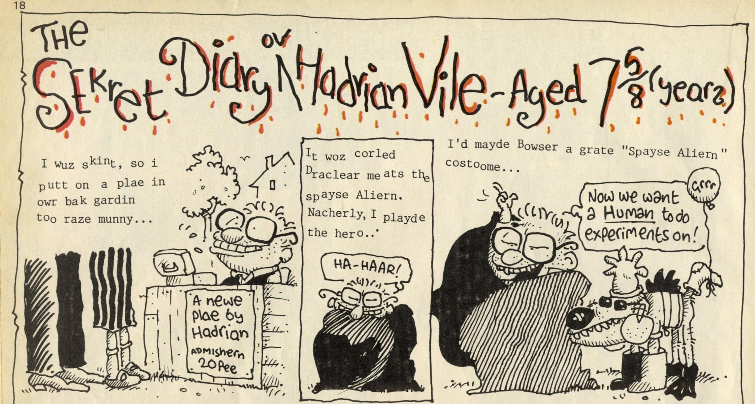 The Sekret Diary ov Hadrian Vile: Mark Rodgers (writer), Ian Jackson (artist)