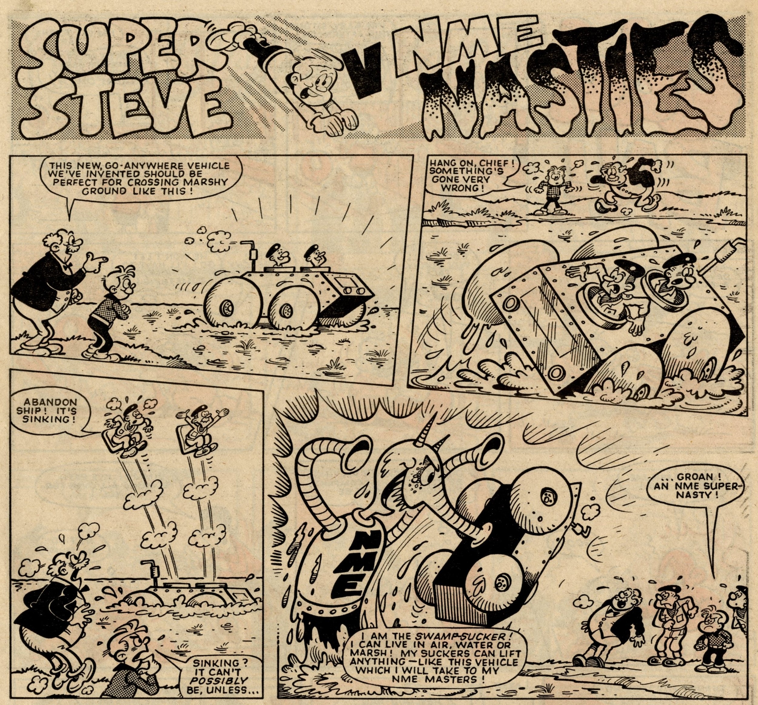 Super Steve v NME Nasties: Robert Nixon (artist)