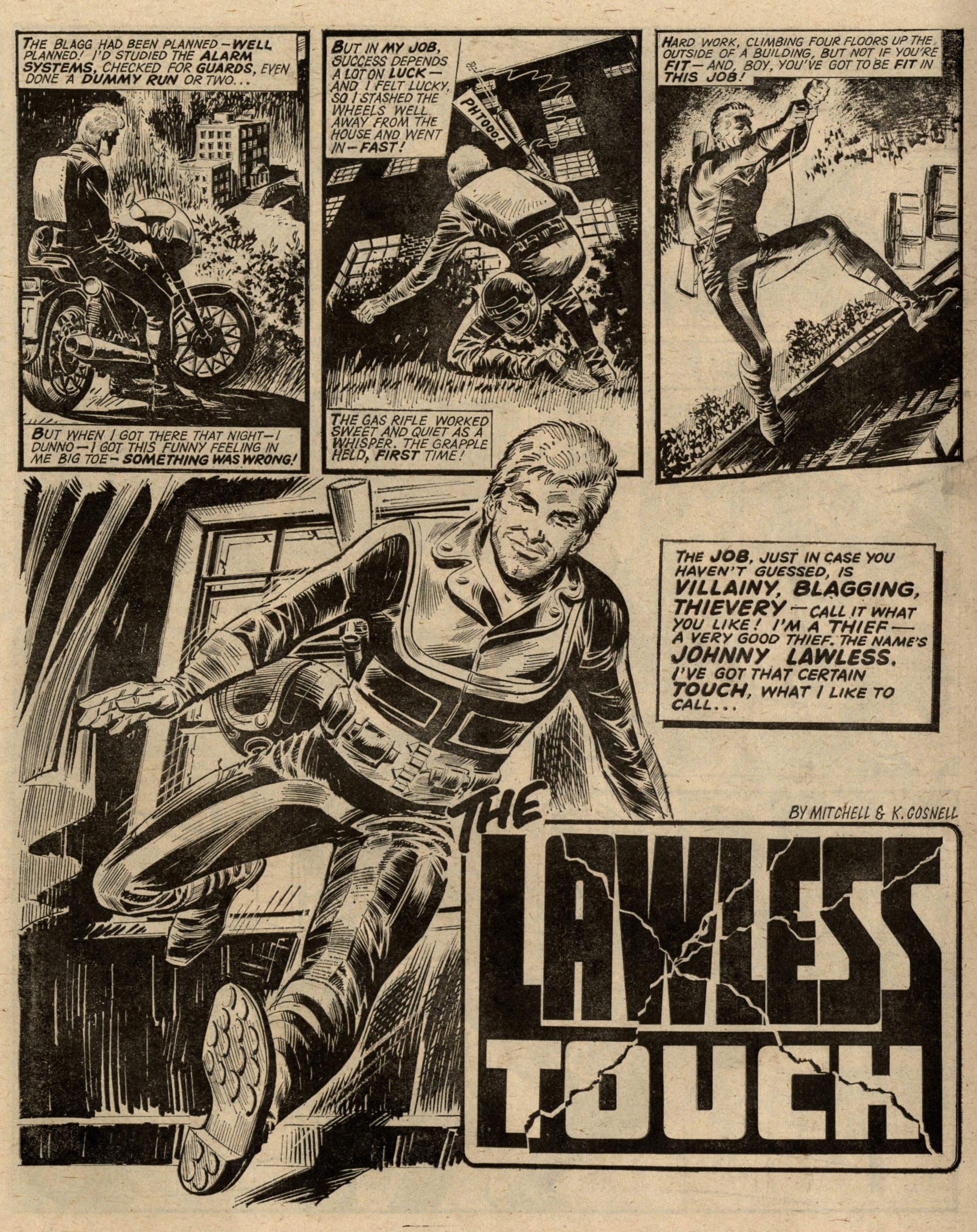 The Lawless Touch: Kelvin Gosnell (writer), Barrie Mitchell (artist)