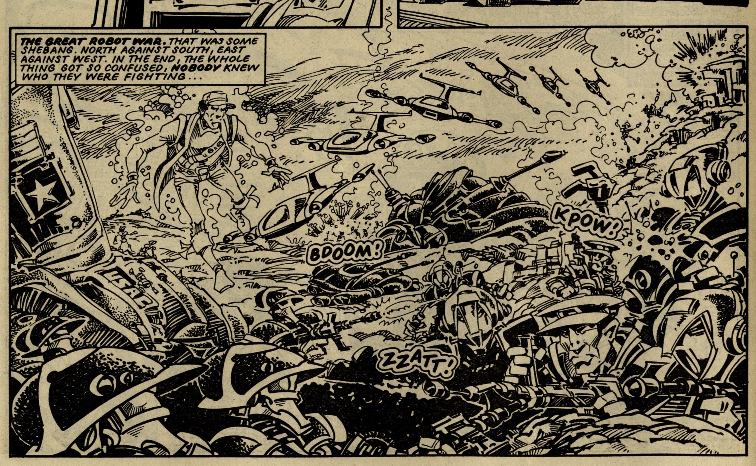 Robo Hunter: Alan Grant and John Wagner (writers), Ian Gibson (artist)