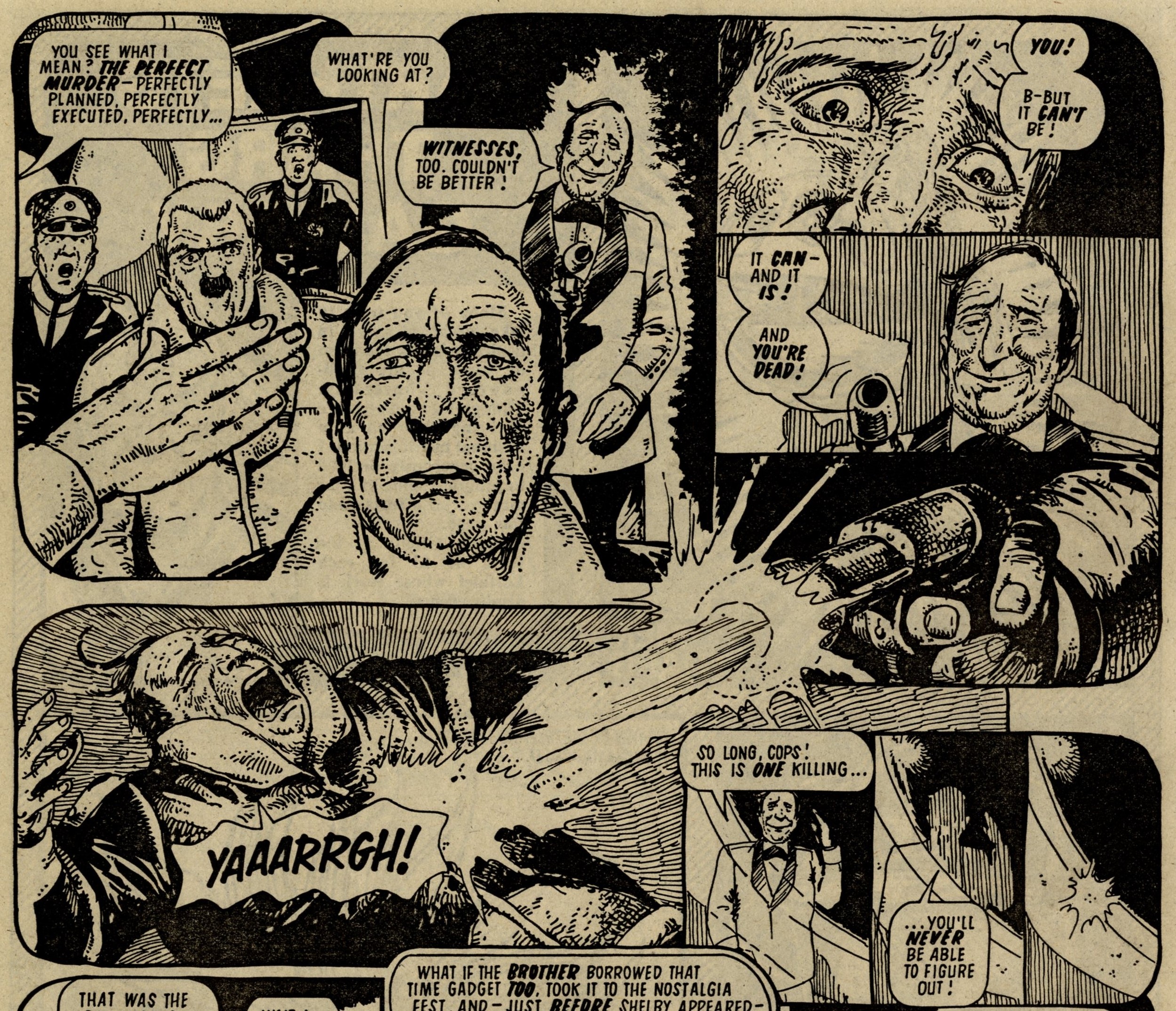 Tharg’s Time Twisters: The Impossible Murder: Chris Lowder (writer), Carlos Ezquerra (artist)