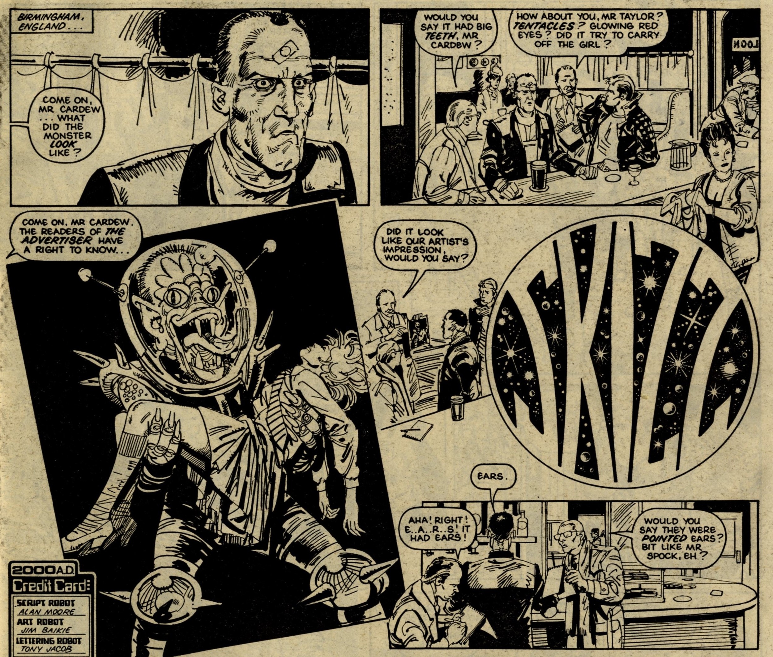 Skizz: Alan Moore (writer), Jim Baikie (artist)