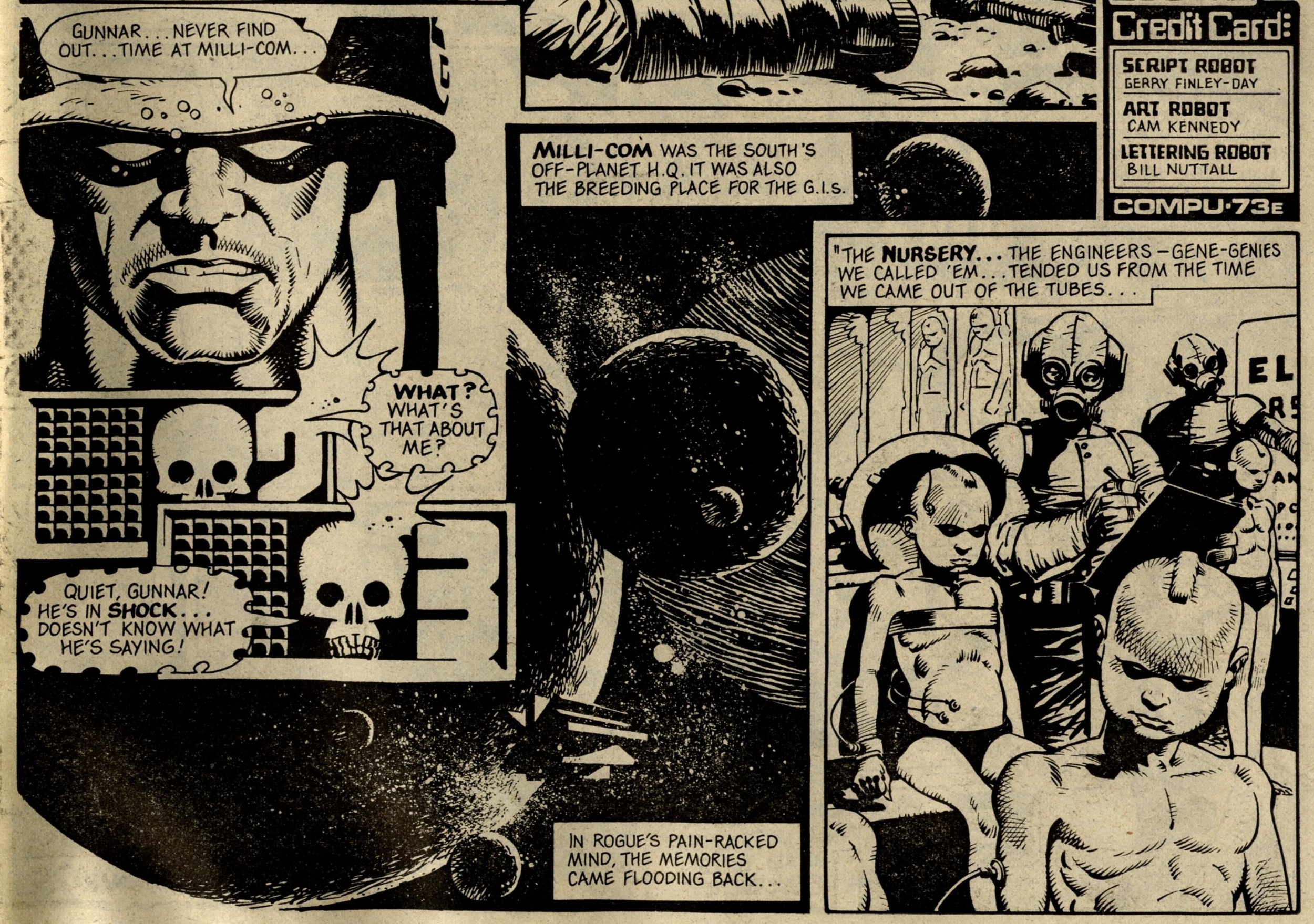Rogue Trooper: Milli-Com Memories: Gerry Finley-Day (writer), Cam Kennedy (artist)