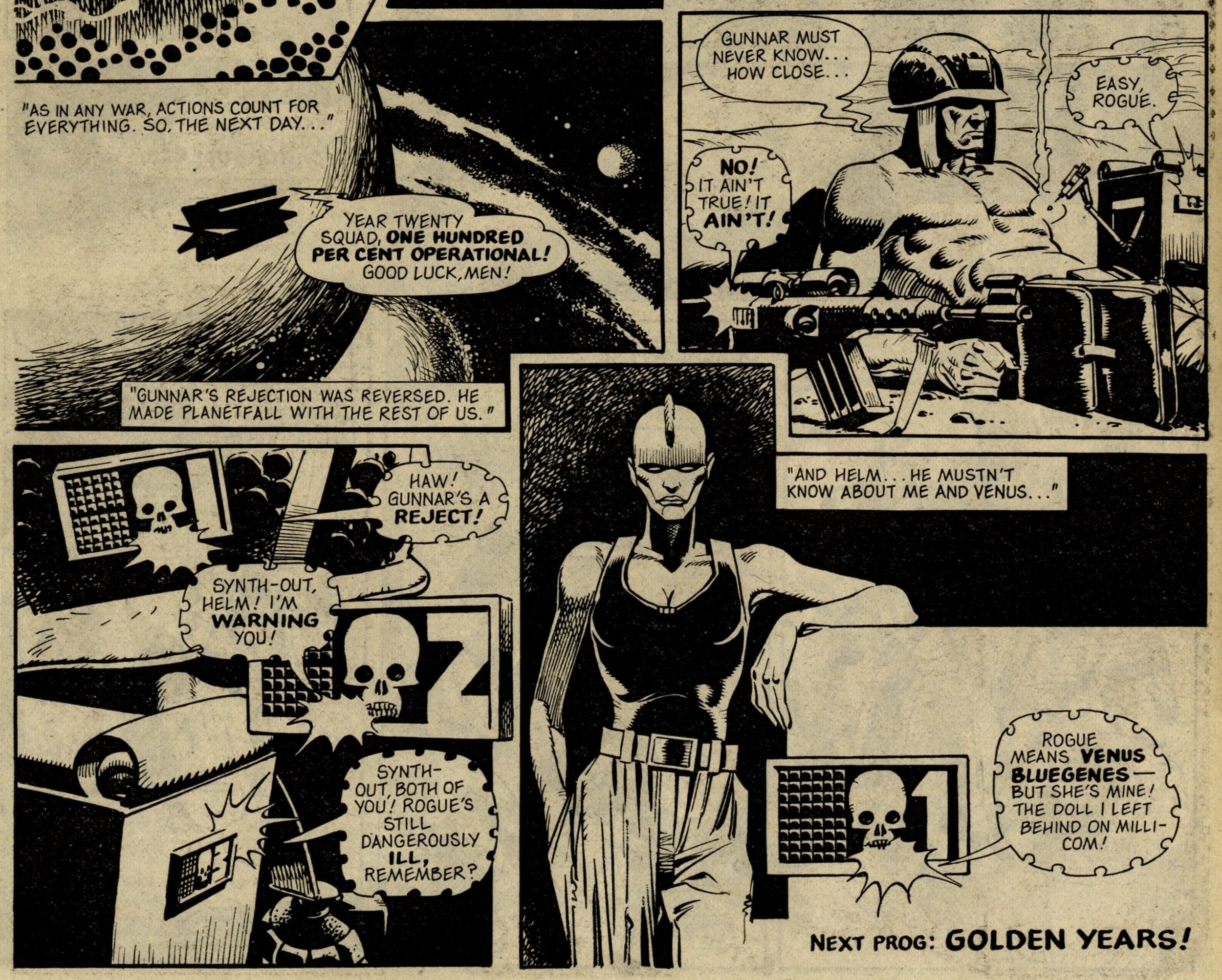 Rogue Trooper: Milli-Com Memories: Gerry Finley-Day (writer), Cam Kennedy (artist)