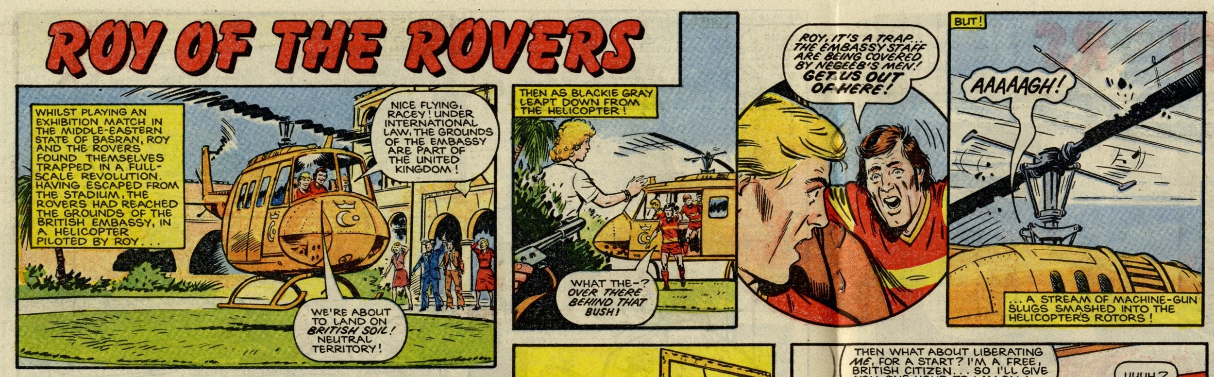 Roy of the Rovers: Tom Tully (writer), David Sque (artist)