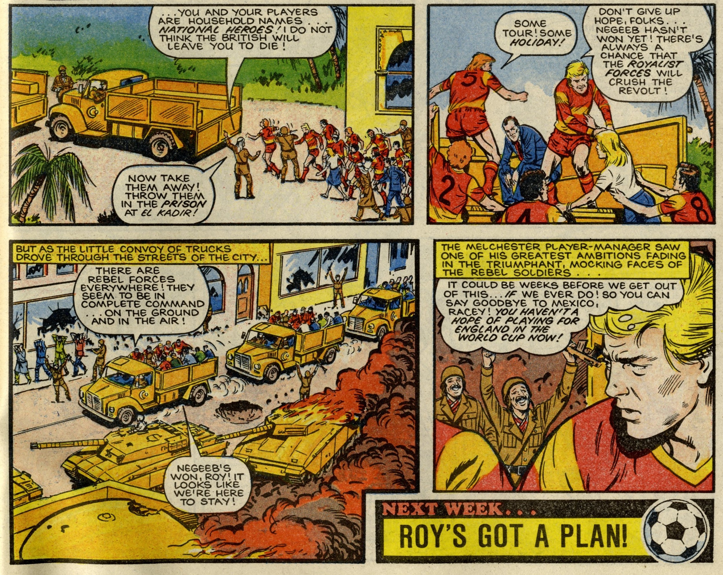 Roy of the Rovers: Tom Tully (writer), David Sque (artist)
