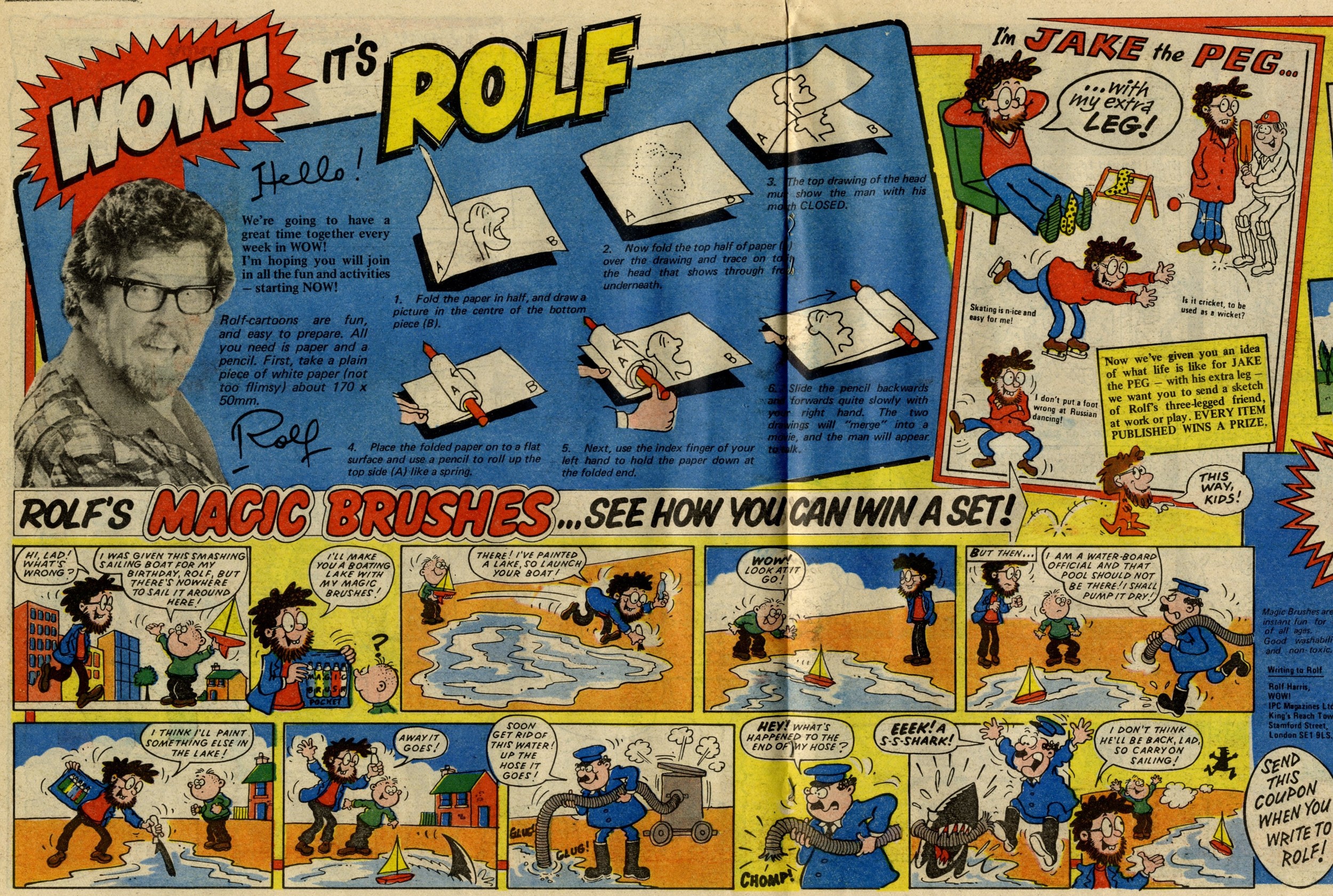 Rolf’s Magic Brushes and I’m Jake the Peg: Paul Ailey? (artist)
