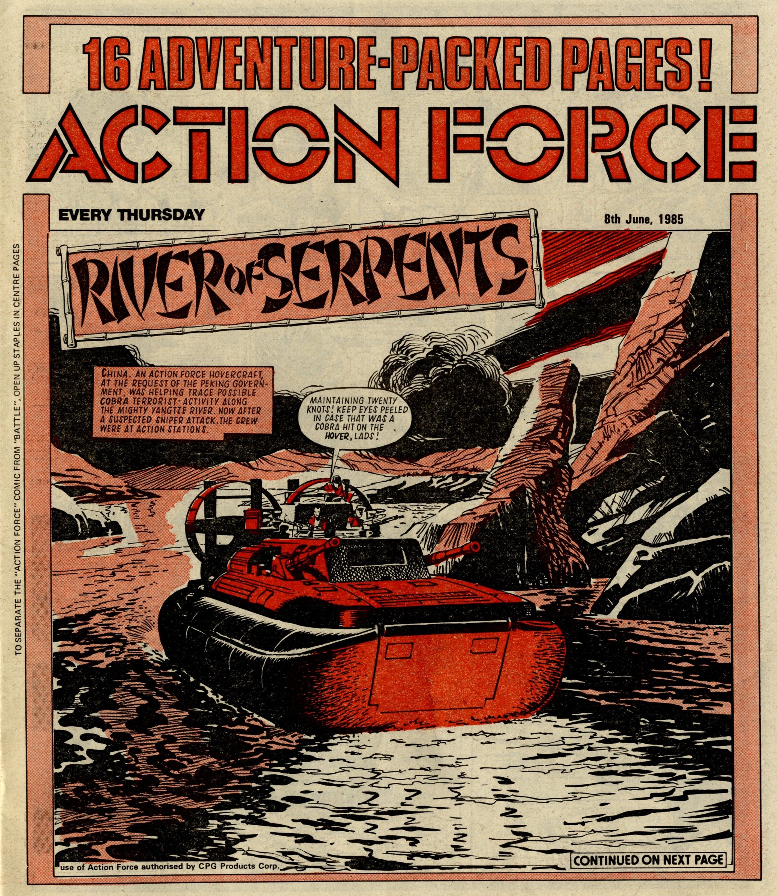 Action Force: River of Serpents: Gerry Finley-Day (writer), Geoff Campion (artist)