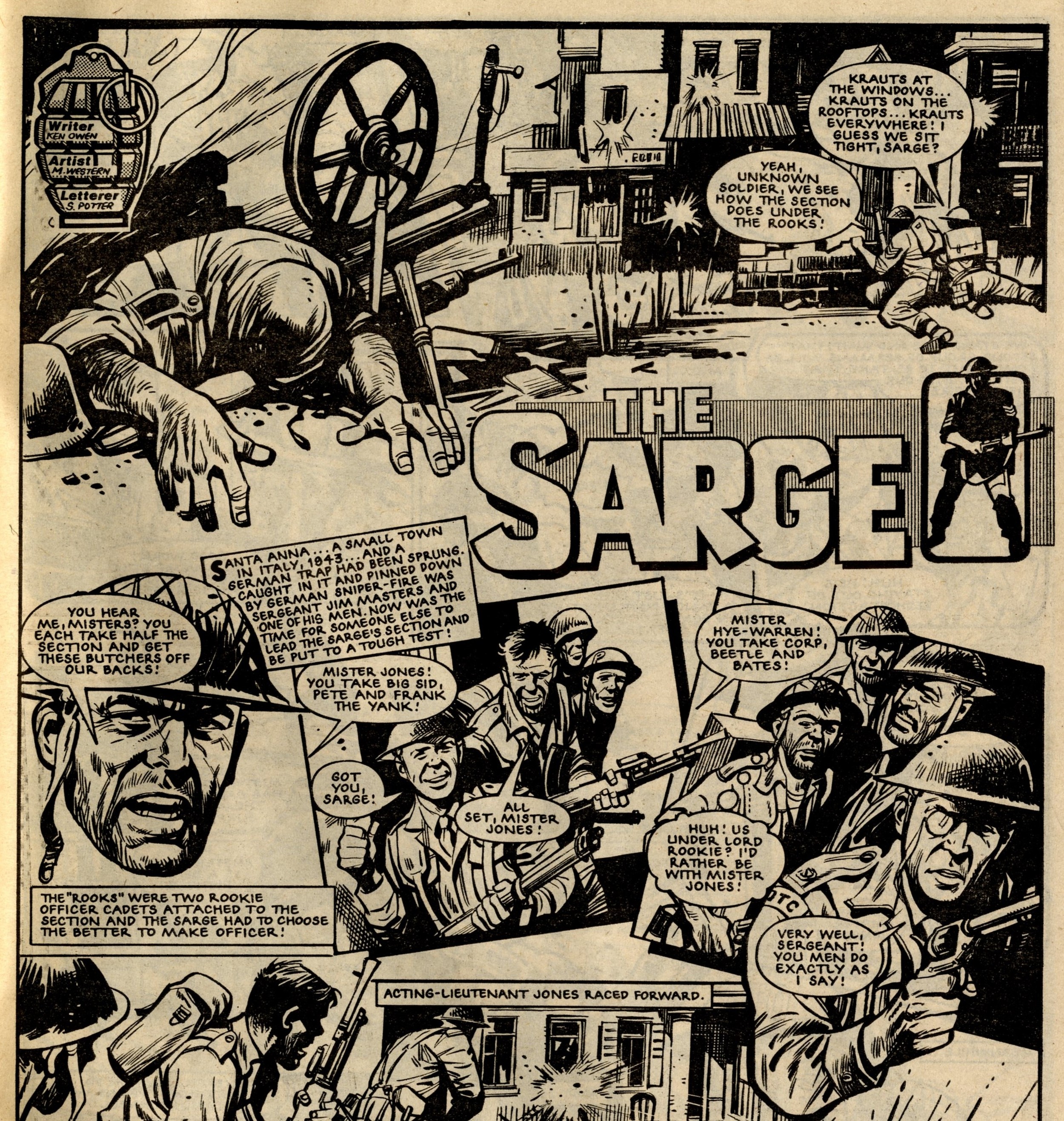 The Sarge: Gerry Finley-Day (writer), Mike Western (artist)
