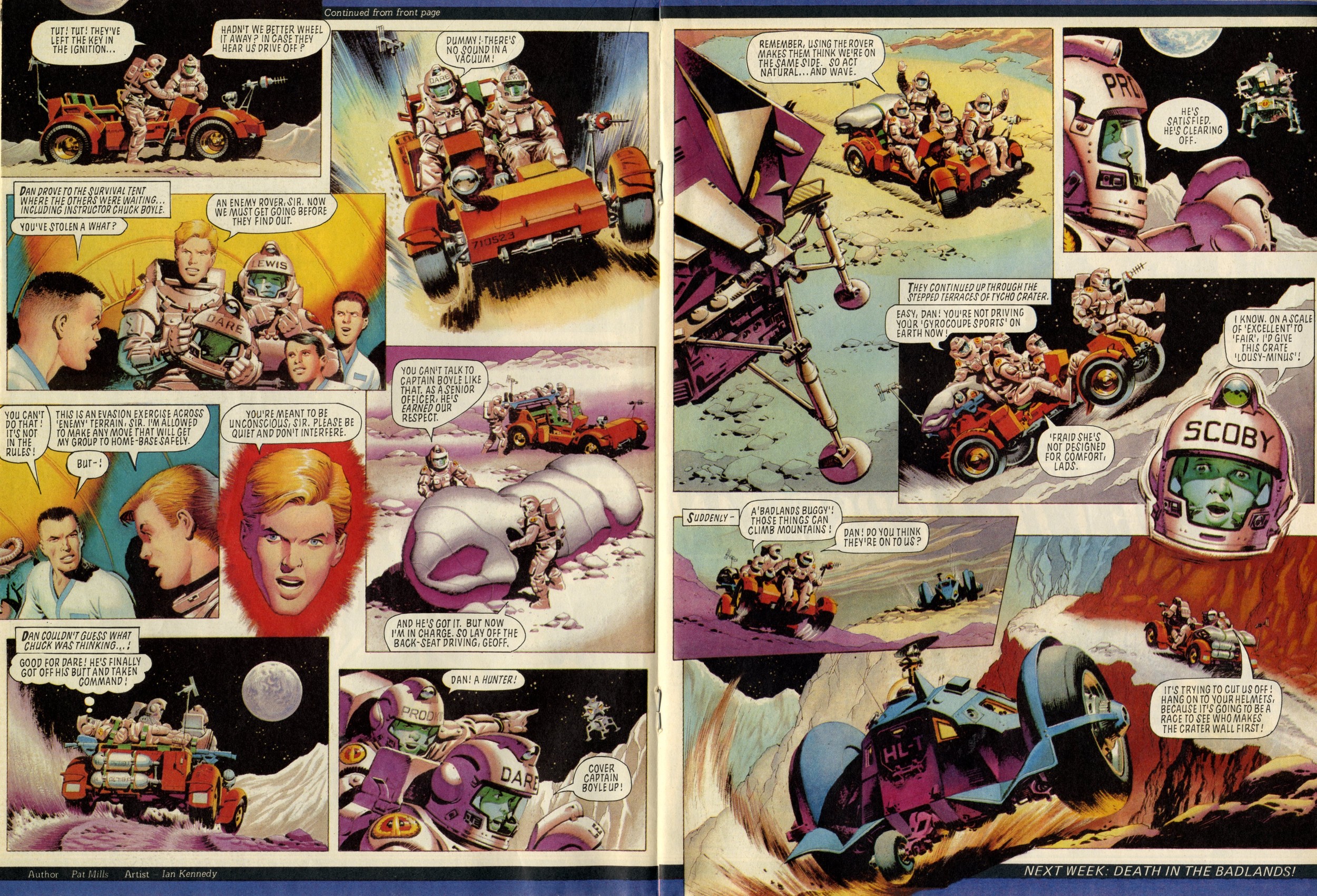Dan Dare: Pat Mills (writer), Ian Kennedy (artist)
