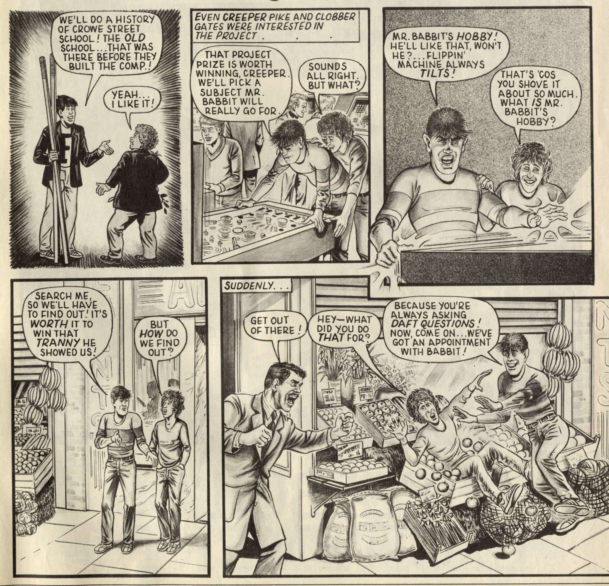 Crowe Street Comp.: Fred Baker (writer), Rex Archer (artist)