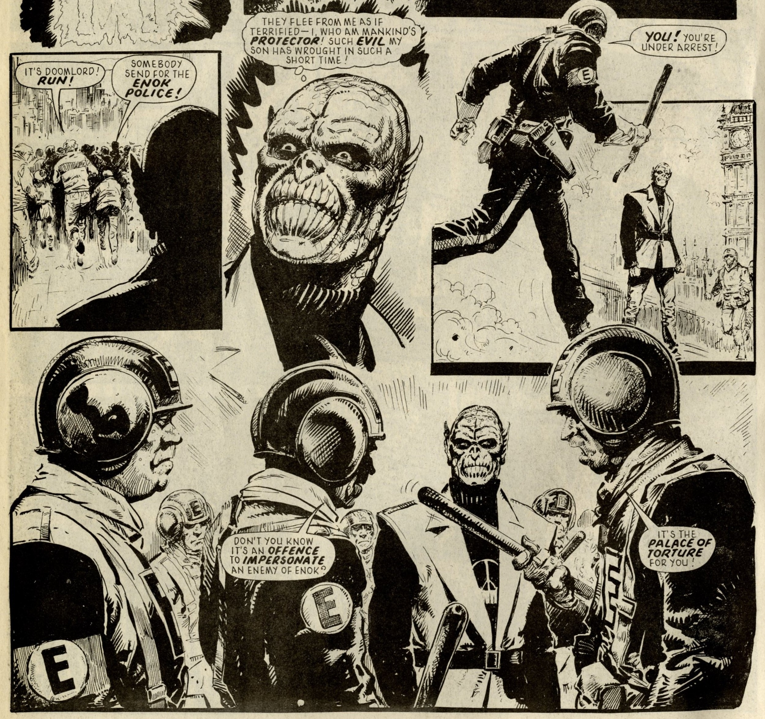 Doomlord: Alan Grant (writer), Eric Bradbury (artist)