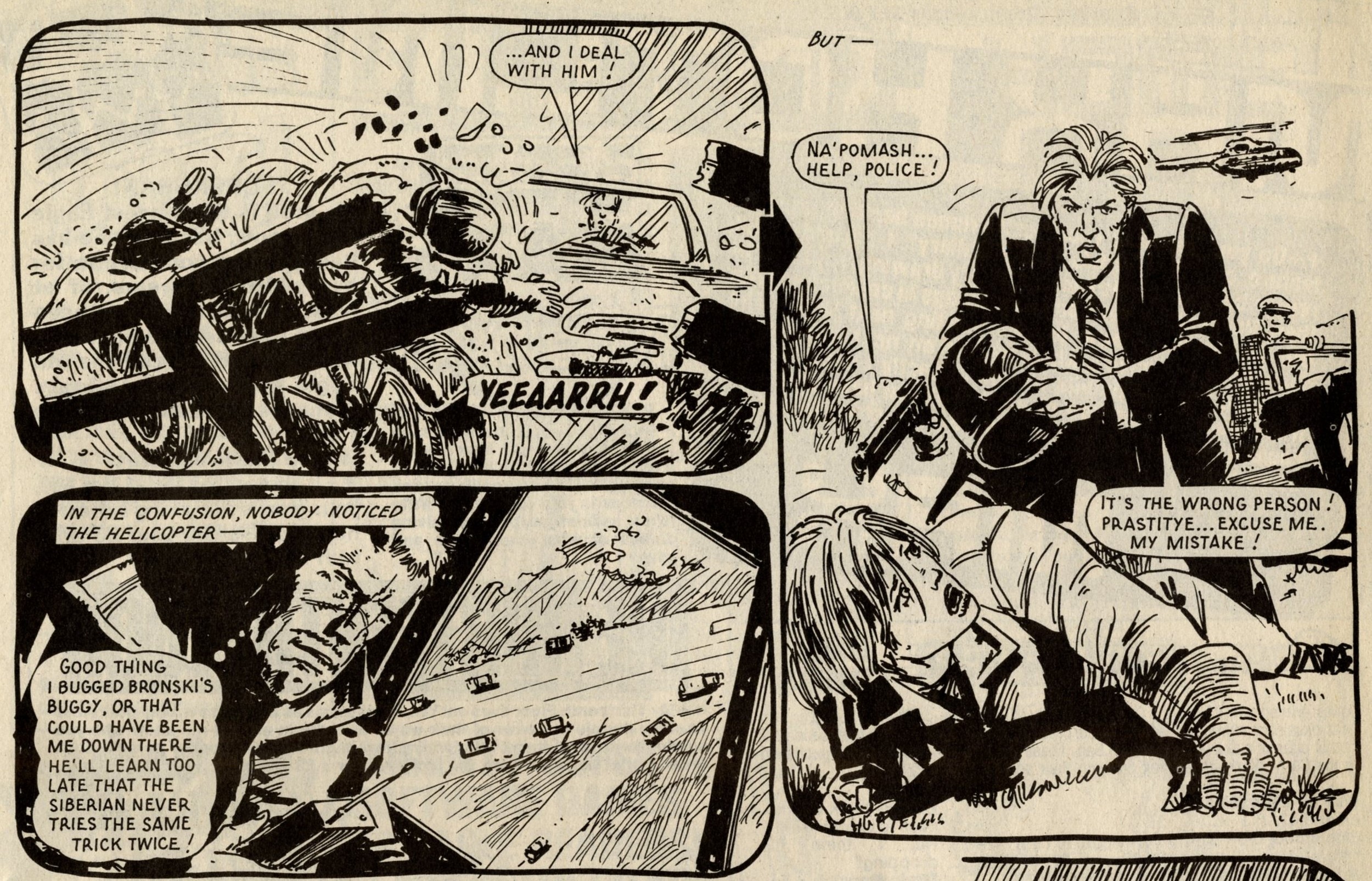 Comrade Bronski: Alan Hebden (writer), Carlos Ezquerra (artist)